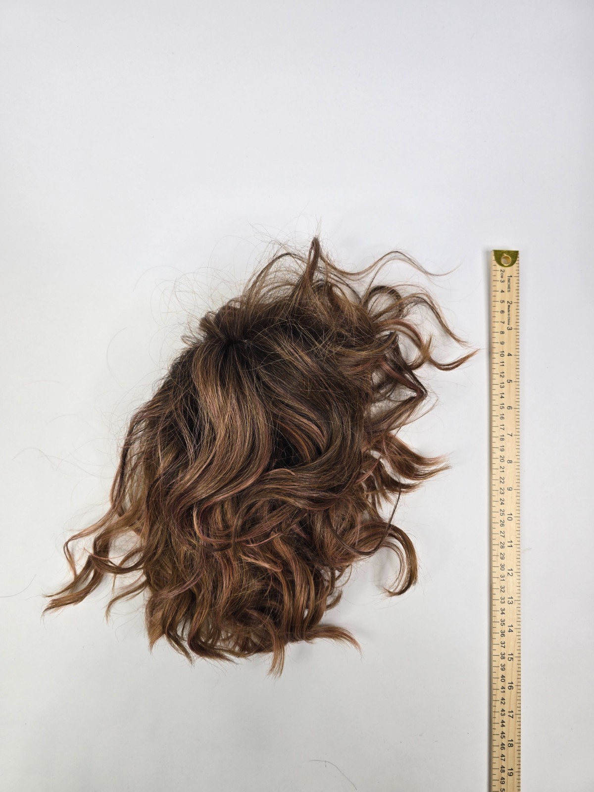 Elle Wille Stella Mono Part High Heat Hair Wig Short-Layered Cut Roasewood Brown