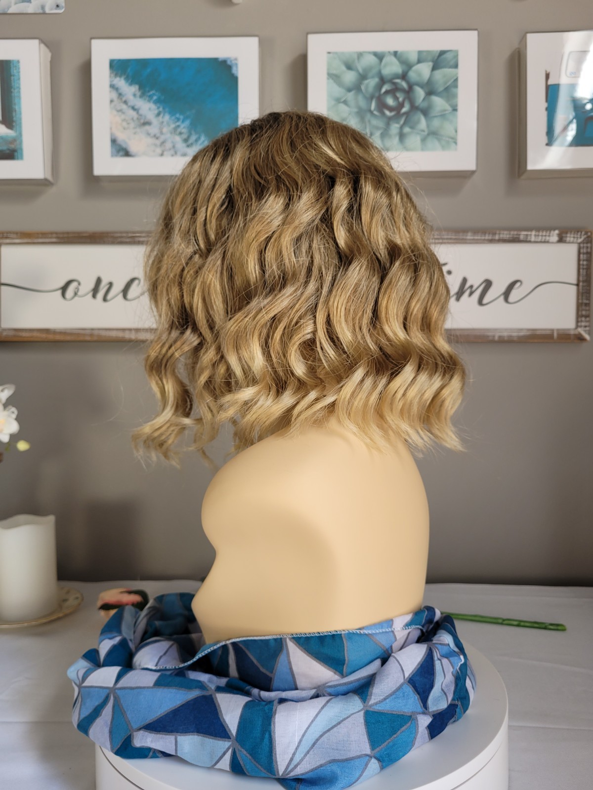 JULIE Alex Couture SPRING HONEY-R Lace Front Spiral Barrel Curls Soft Lob Wig