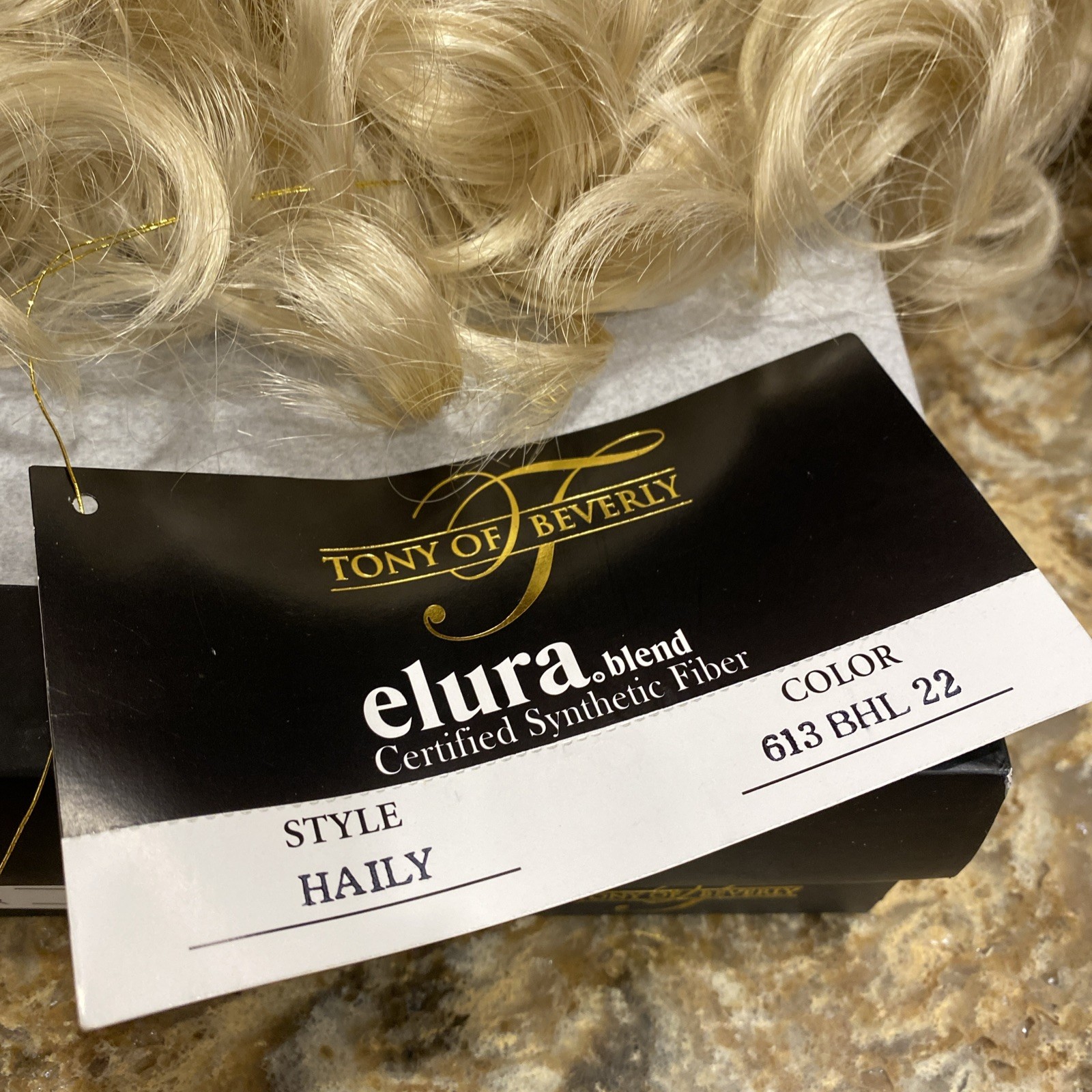 Tony Of Beverly Wig Haily 613BHL22 Blonde & Grey Silver Kapri 101 Lot Of 2 New