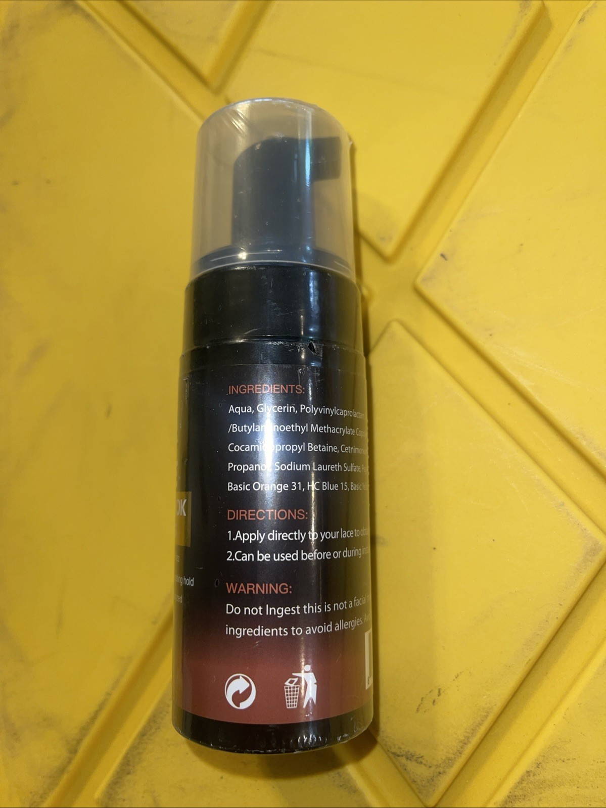 Goiple Hair Care Lace Tint Mousse Natural Look For Lace Wigs Light Brown 3.4 oz