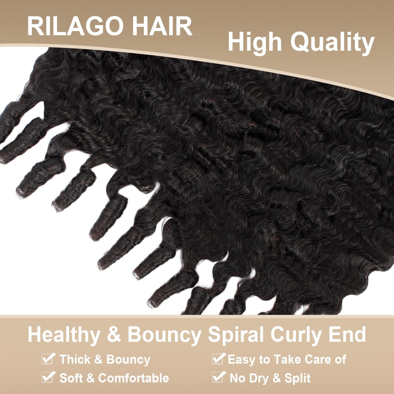 18-22″ Curly Human Hair Bundles – 100% Unprocessed Water Wave Extensions, Deep W