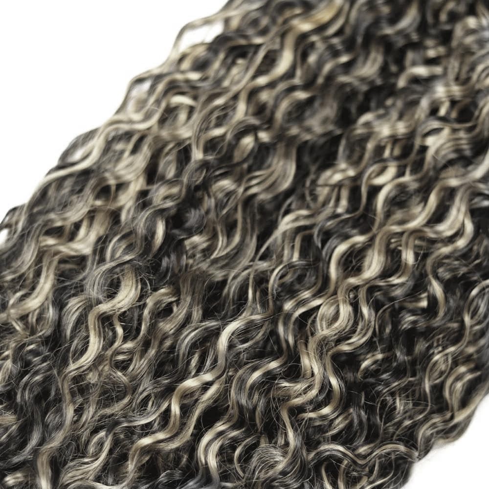 Younghann Color P1B/613 Deep Wave Human Hair Bundles Unprocessed Brazilian