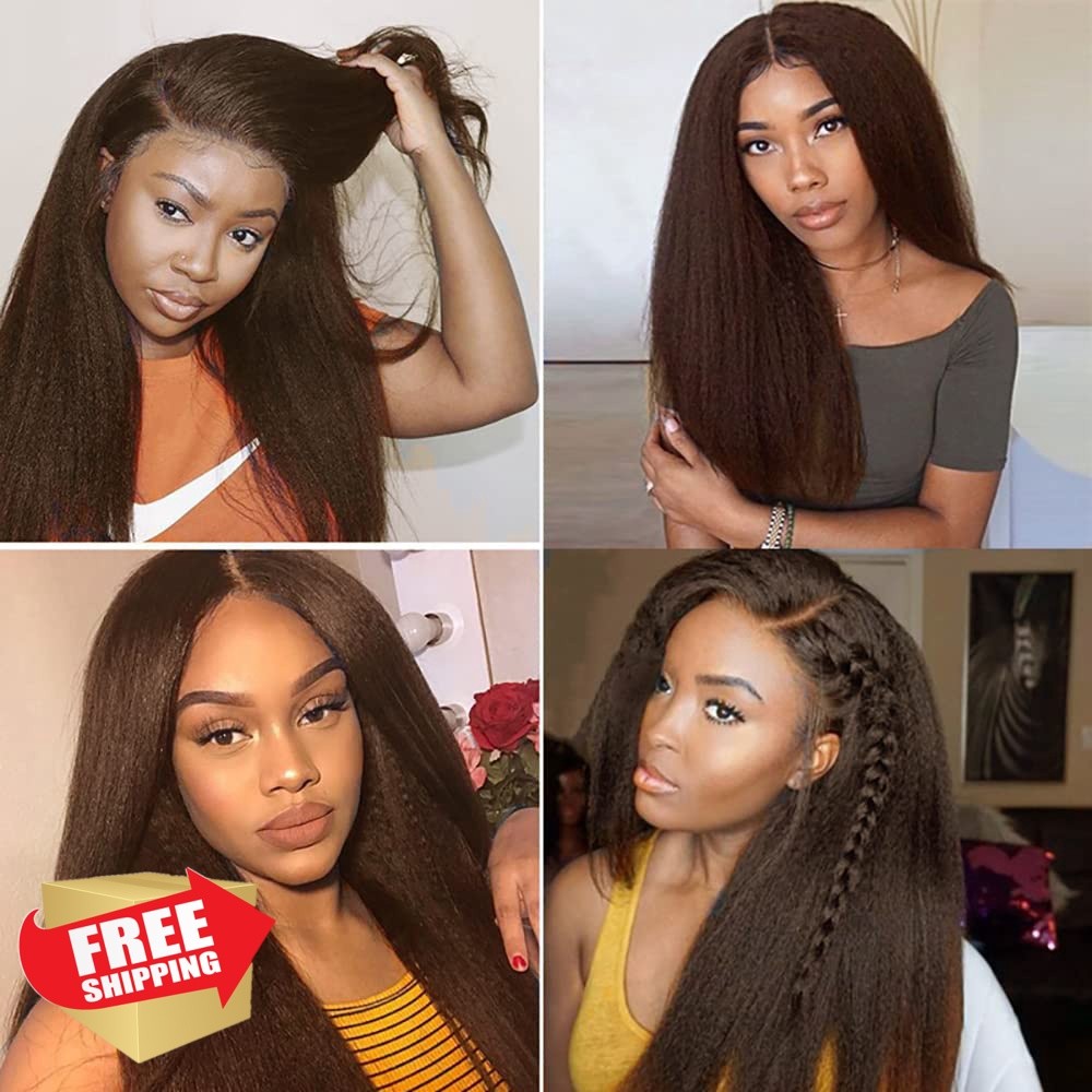 Weeybay #4 Brown Yaki Straight Bundles 28 30 32 Inch