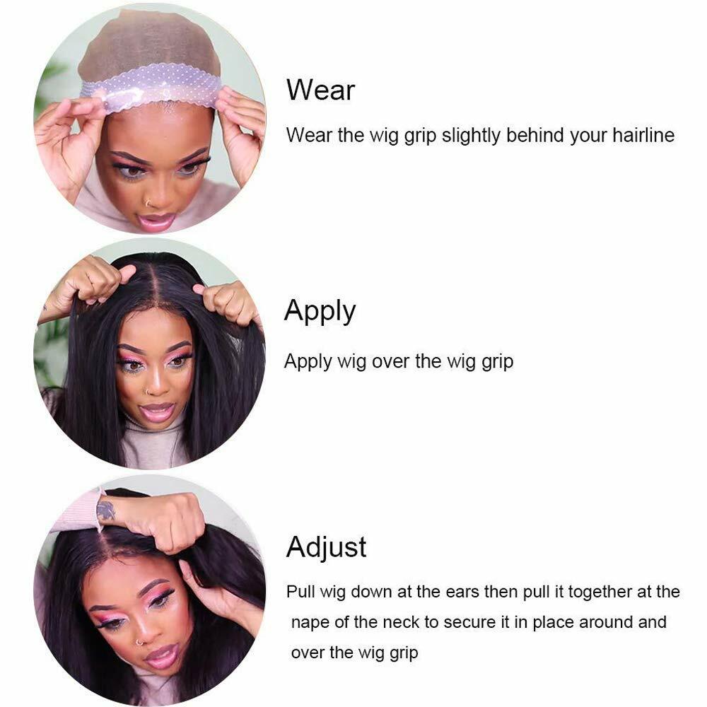 Silicone Non Slip Wig Gripper Grip Headband RopShaped Sport Elastic Hair band