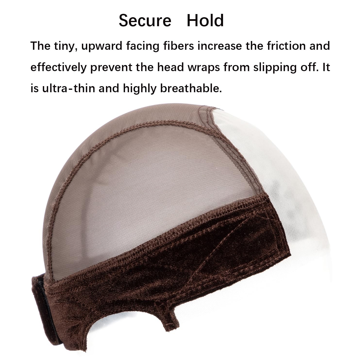 Lace Wig Caps for Women with Grip Band Keeping 1pcs-4×5-brown