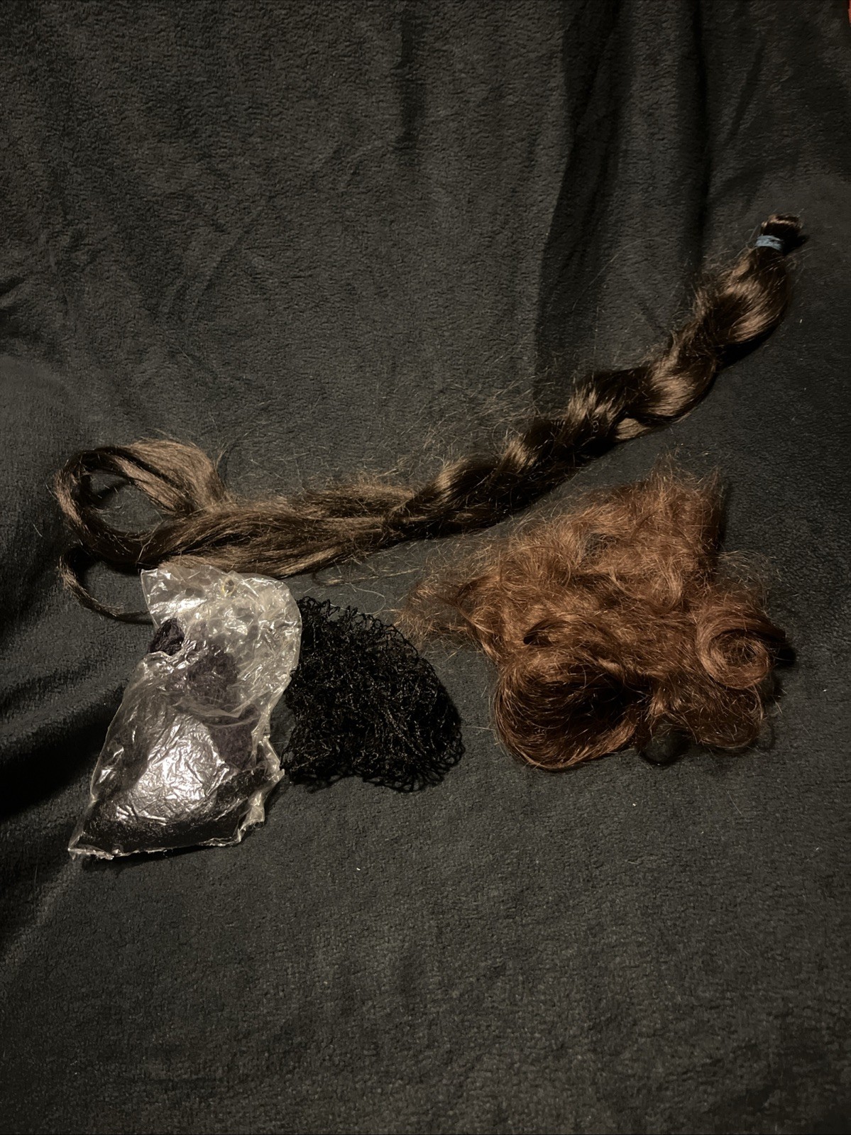 Lot Of VINTAGE 100% Human HAIR Wigs And Wiglets Hairpieces Sandra Sue Empress