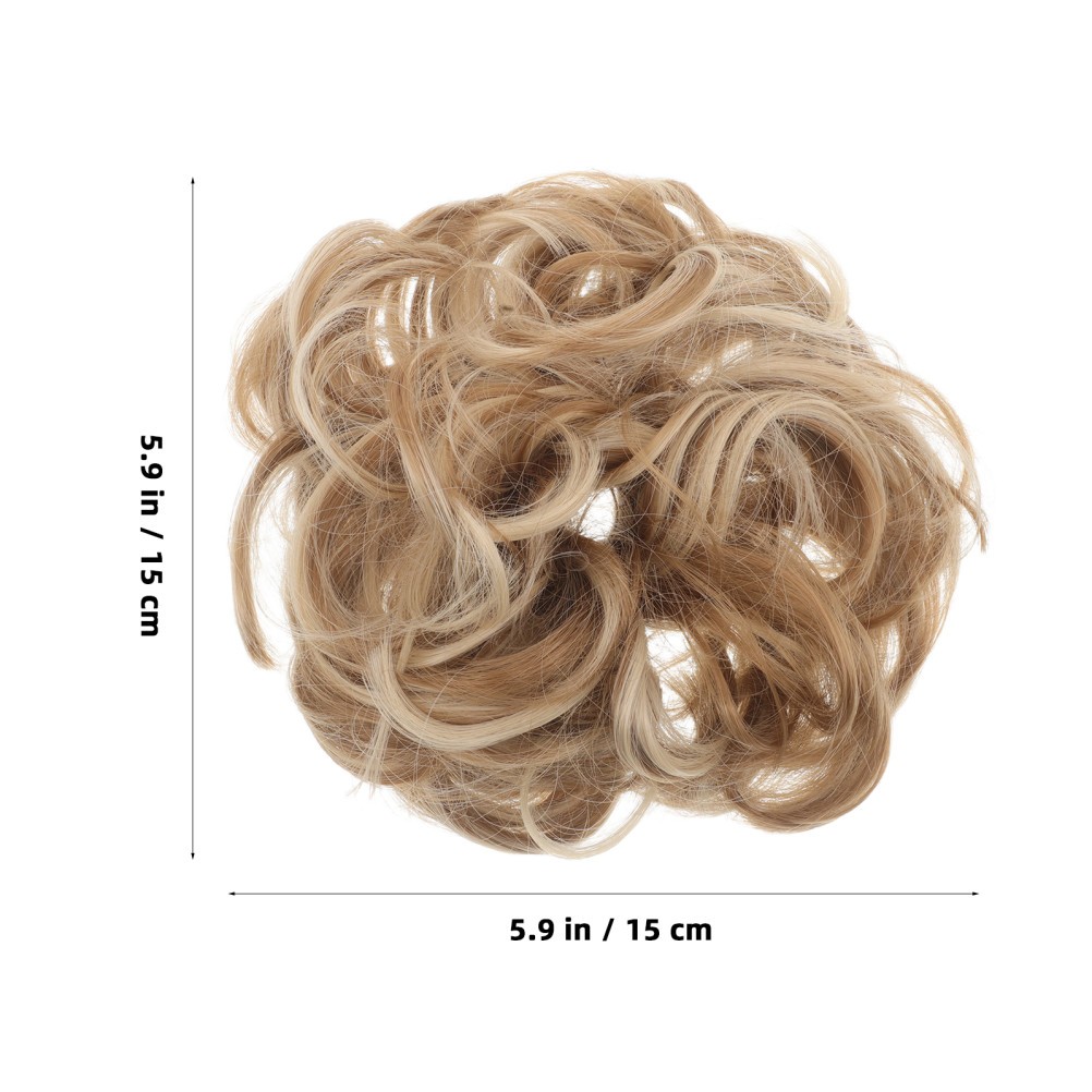 2pcs Messy Bun Hair Piece Synthetic Chignon Wig Scrunchies for Daily Wear