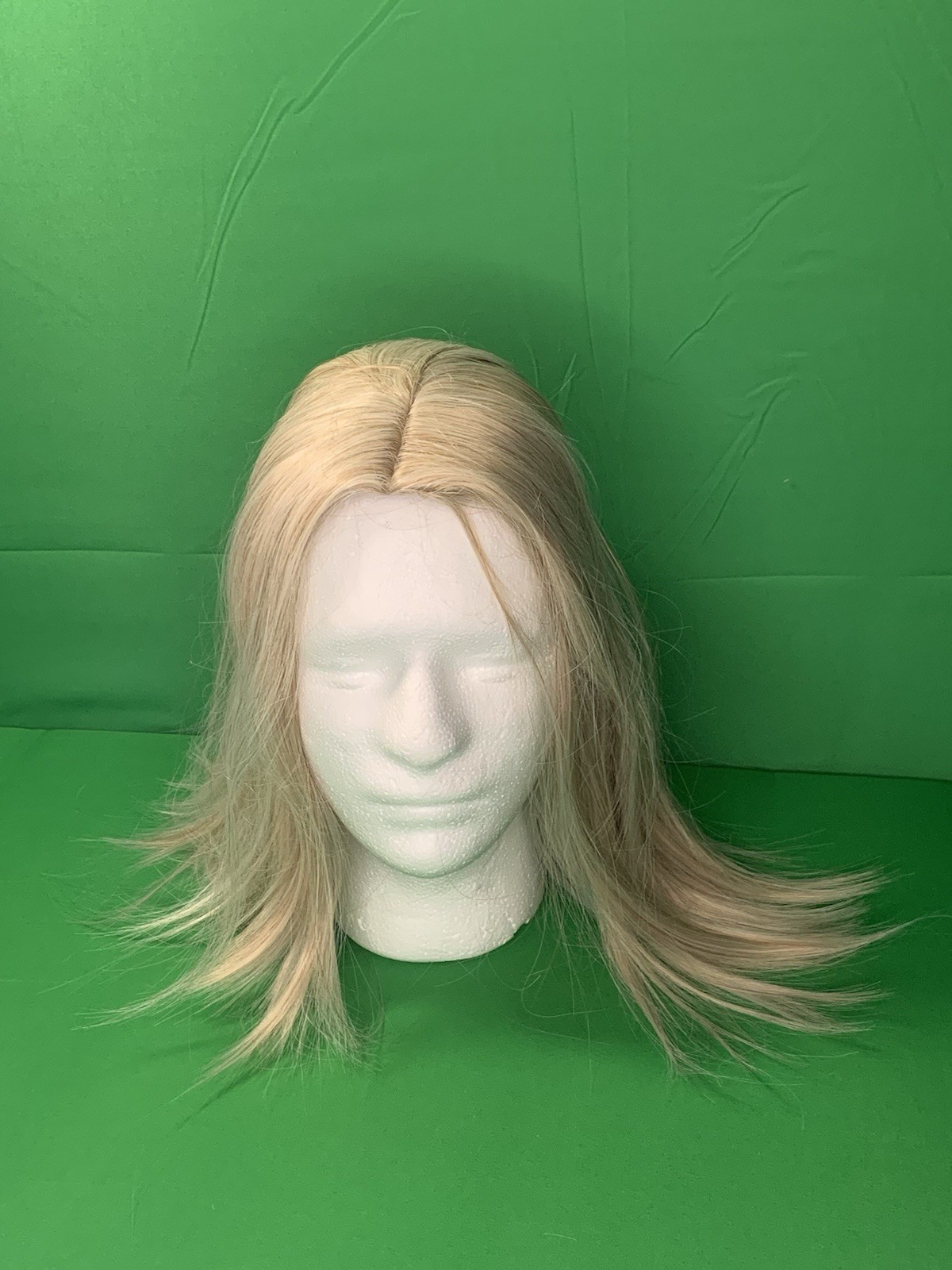 WIG Sexy BLONDE COLOR Straight Soft Silky Daily Wear With Clip Cosplay Hair