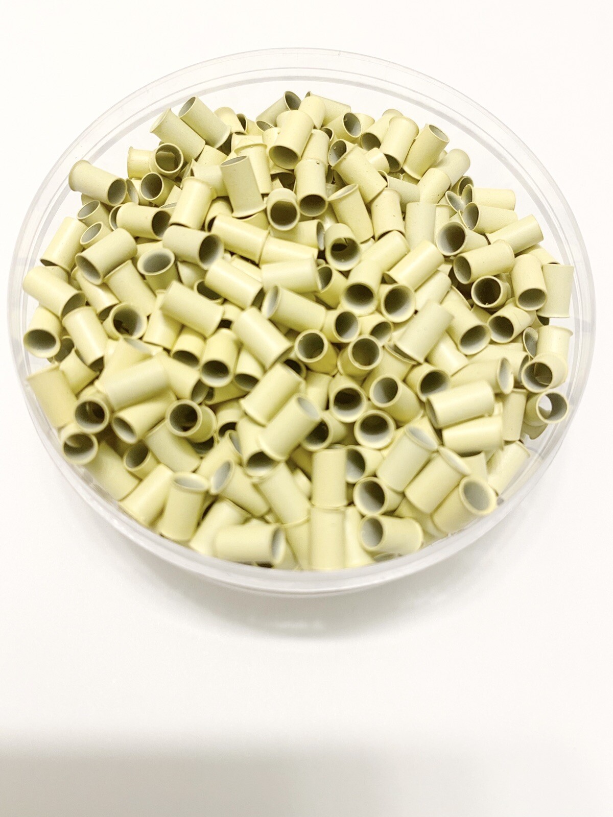 6mm Blonde Copper I-Tips Fusion Micro Tubes Beads Links