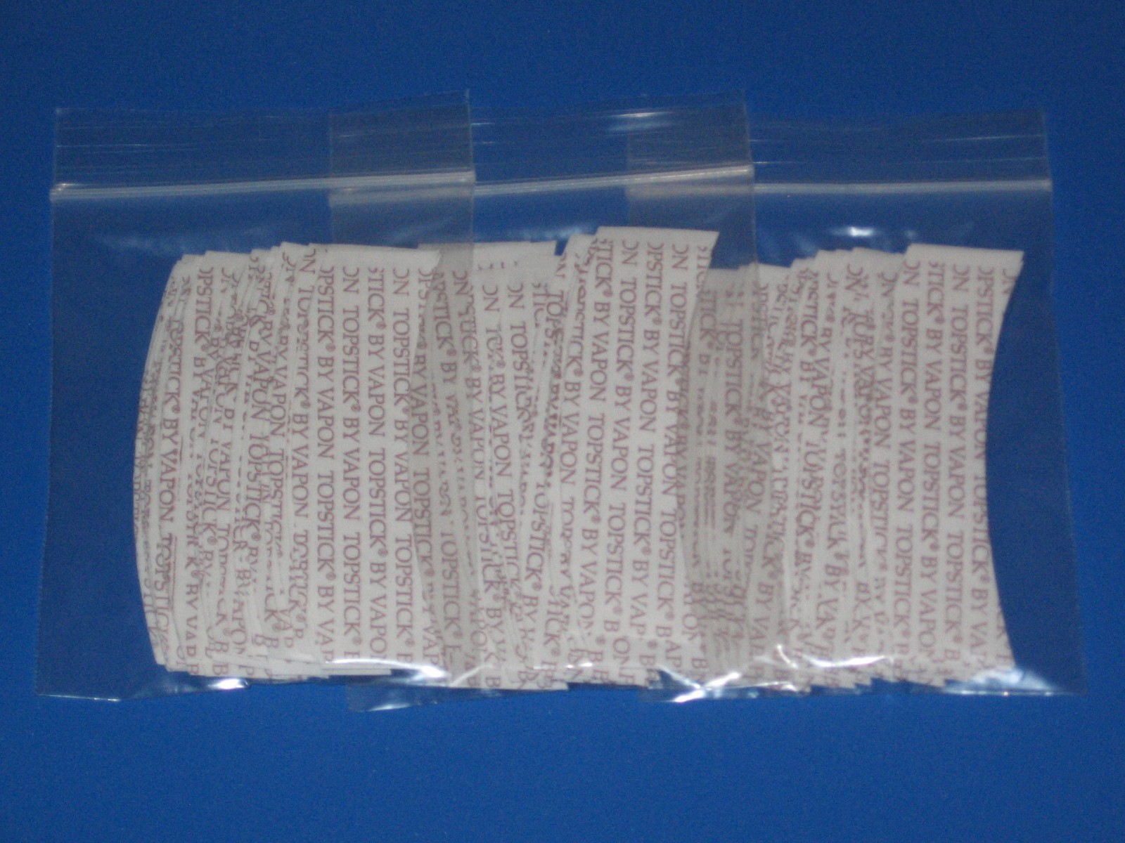 VAPON TOPSTICK Plus Custom Cut Front “A”Curve Tape,Clear,Double-sided 75 Pc~Wigs