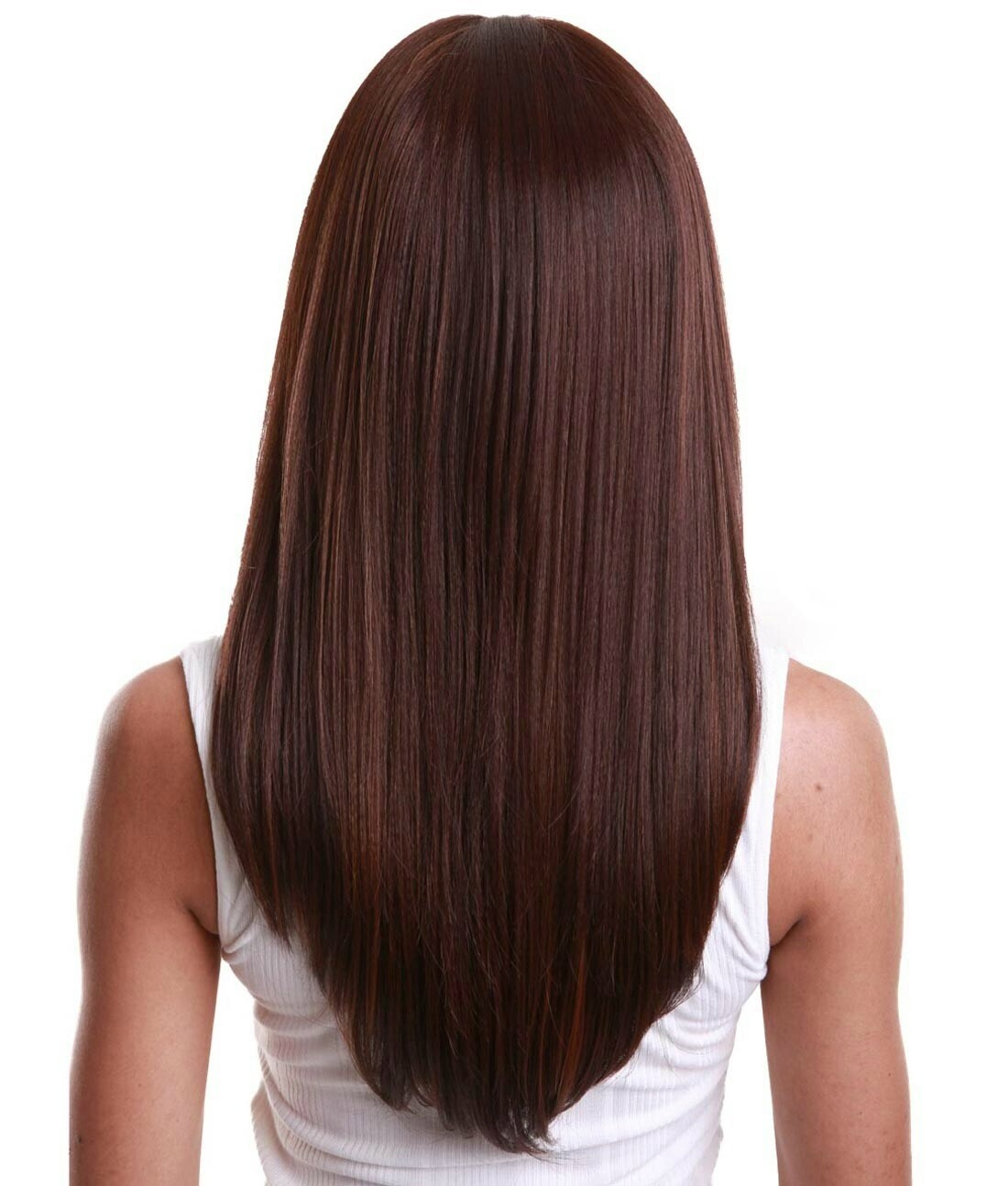 LUXLUXE 22″ Straight Lace Front Wig 13×6 HD Lace Heat Resistant Synthetic Wig