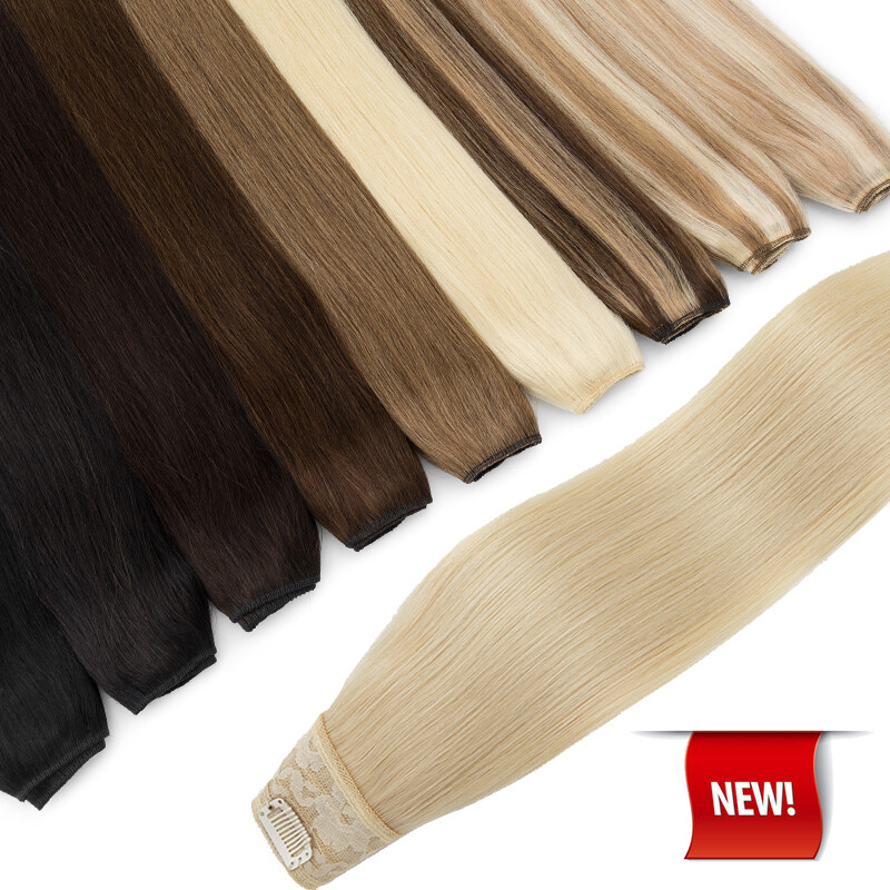 THICK Clip In One Piece 100% Remy Human Hair 3/4 Full Head U-Shape Extensions