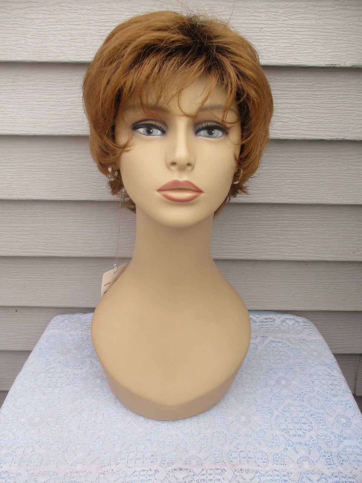 Trendy MYSTERY WIG Size Average Color COPPER RED Shade TAGS REMOVED from CAP