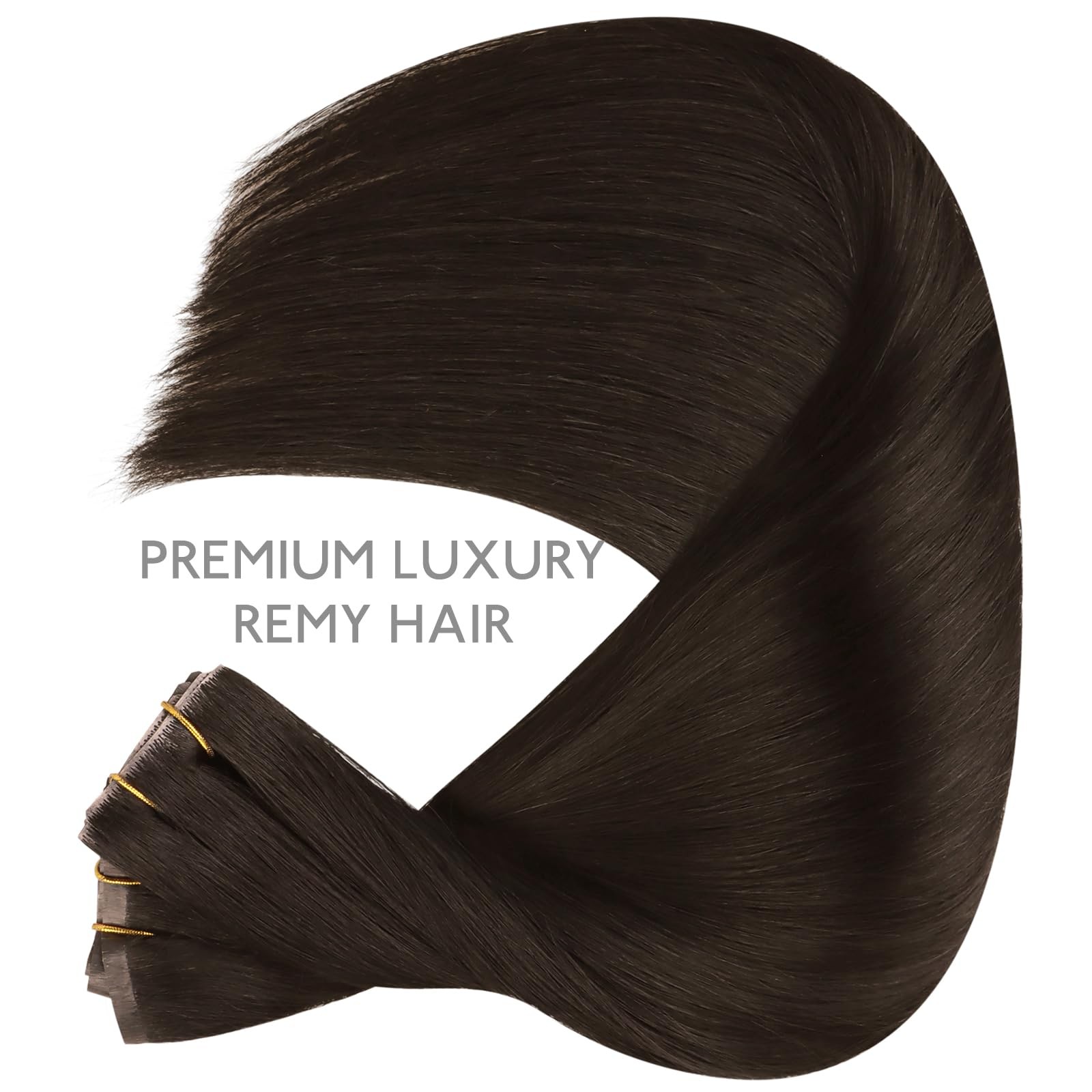 Wennalife Invisi Seamless Clip In Hair Extensions Real Human Hair 16 Inch 130