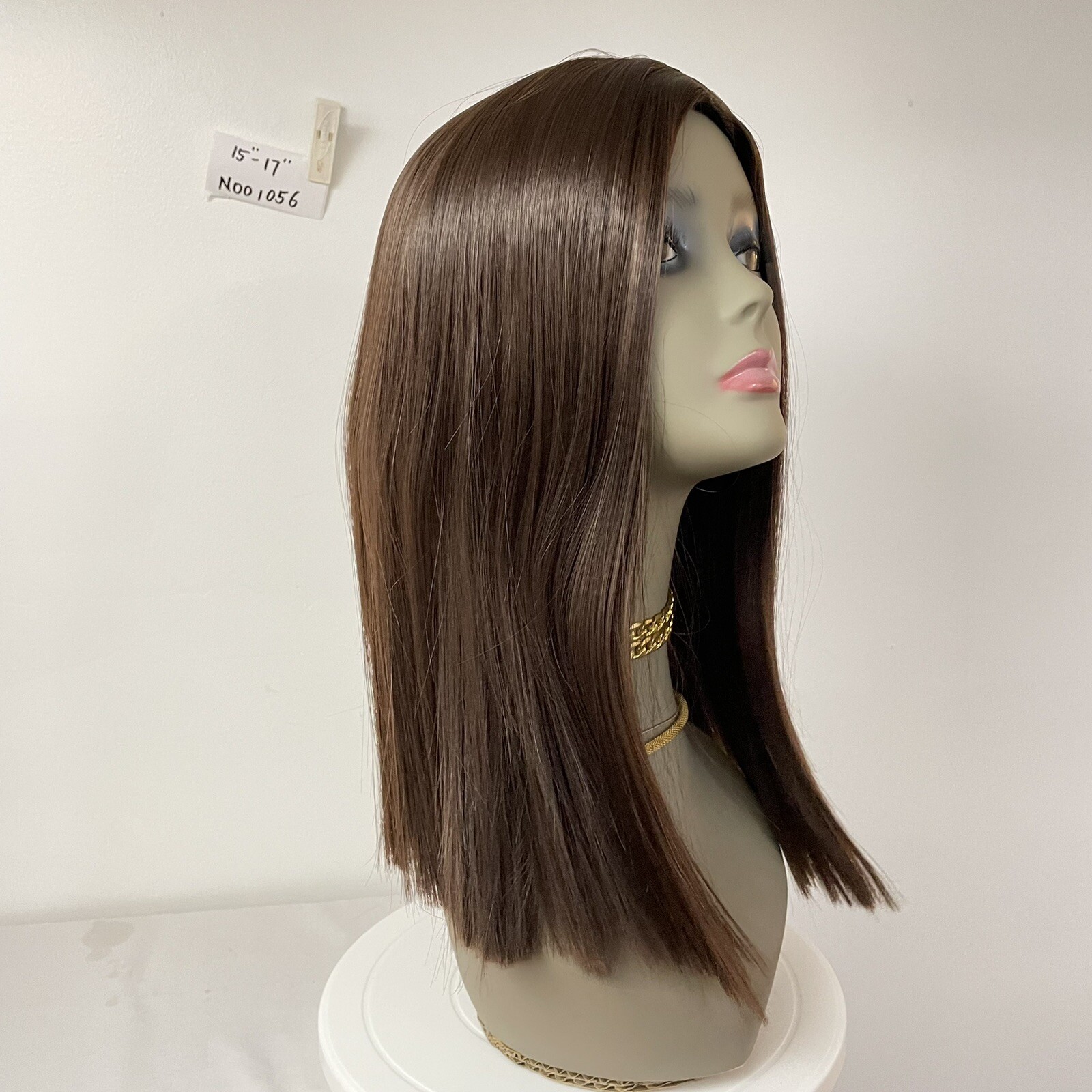 WIG. NO01056 (15-17 inch)adjustable elastic band.
