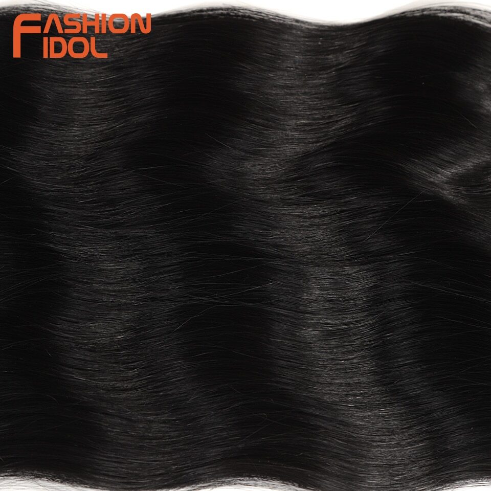 Water Wave Hair Bundles Synthetic Hair Extensions Ombre Blonde 6Pcs/Pack 20 inch