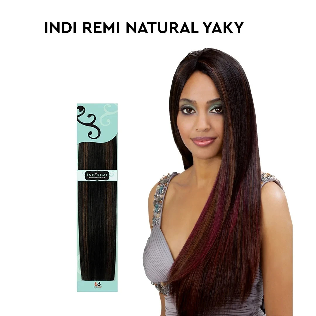 Bobbi Boss Indi Remi Natural Yaki Luxury Remi 100% Virgin Human Hair 10″S – 20″