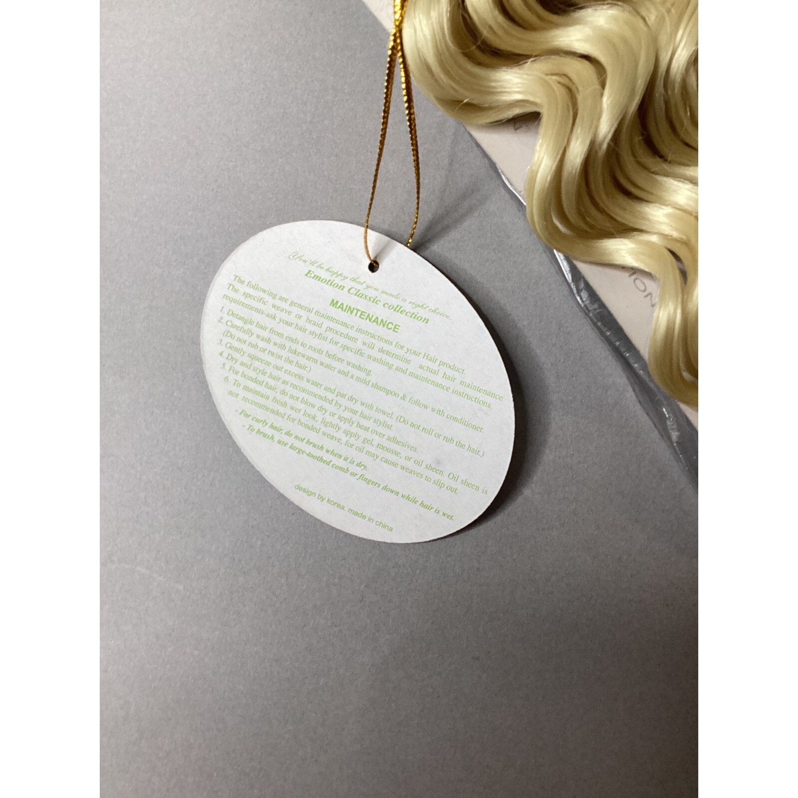 18″ Deep Wave Color #613 Platinum Blonde Blended Hair Extensions Track Emotion