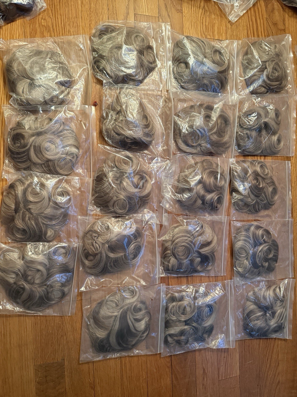 100% Human Hair Wiglet Hazelnut Brown Curly Womens Claw Clip Indian Extension