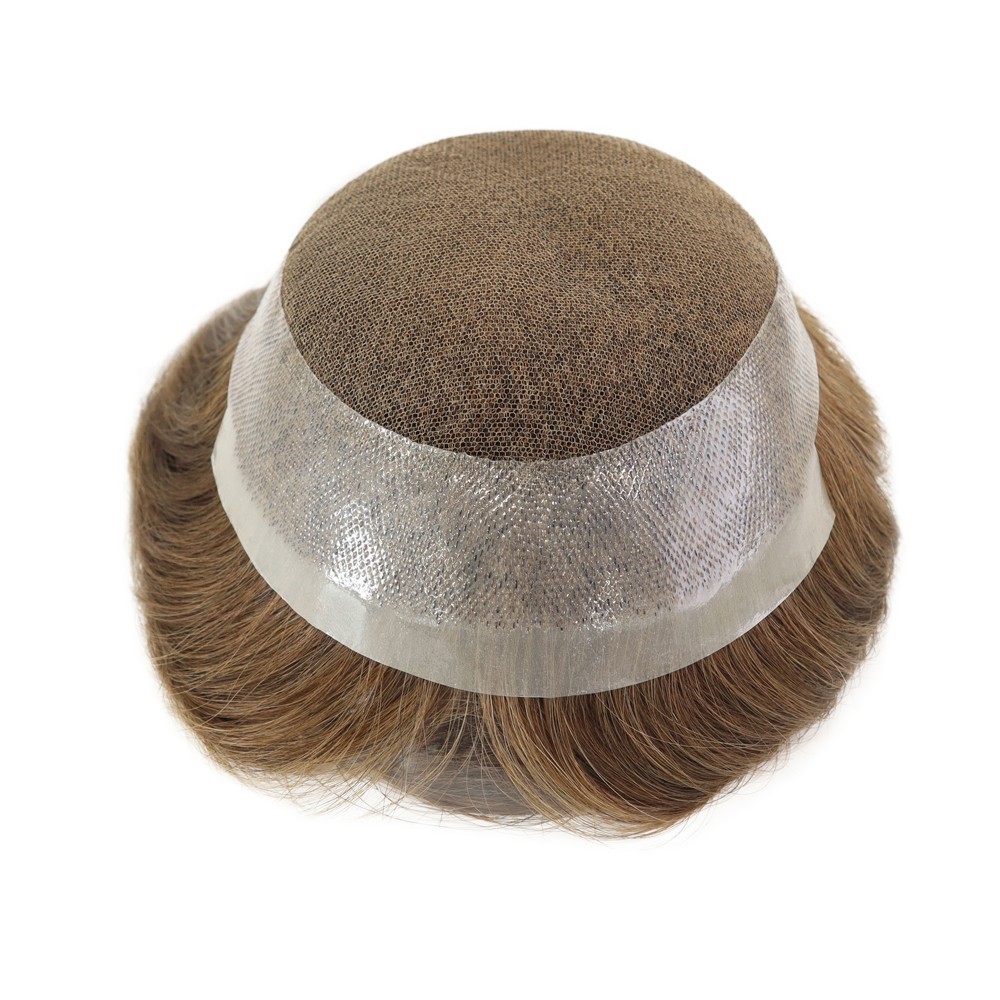 Human Hair Topper for Women Top Pieces Lace Center Brown Hair Systems 16″ #L6
