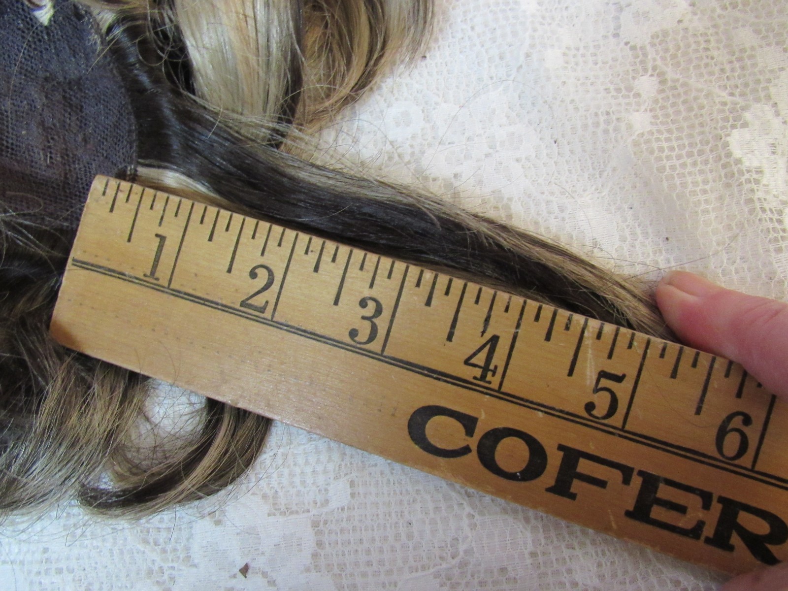 Vintage Fashion Tress Elura Hair Piece / Detachable Hair Clip/ Frosted 6/22/ TAG