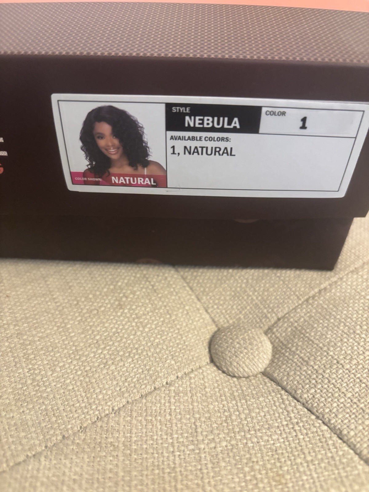 Vivica A. Fox NEBULA 360 HD Lace Remi Human Hair Curly Wig Side Part Black