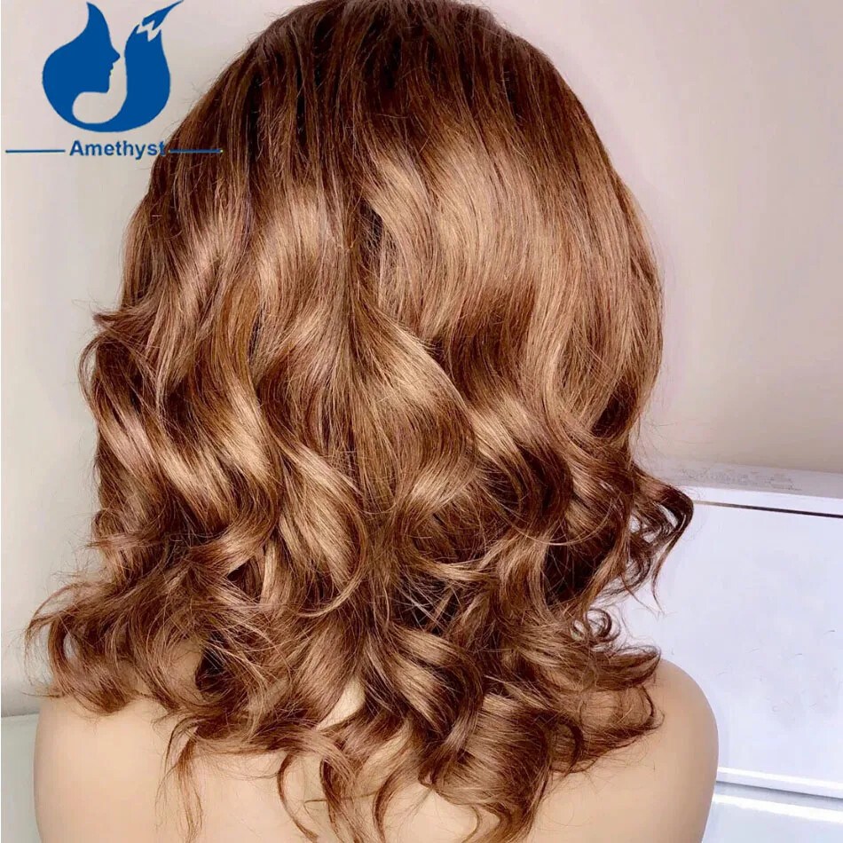 Blonde Ombre Wavy Lace Front Human Hair Wigs For Black Women 13×4 Remy Brazilian
