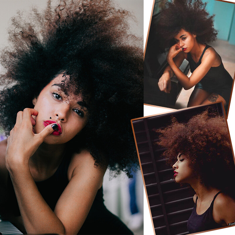 Afro Kinky Bulk Hair Extensions Curl Twist Crochet Braids 100% Natural As Human