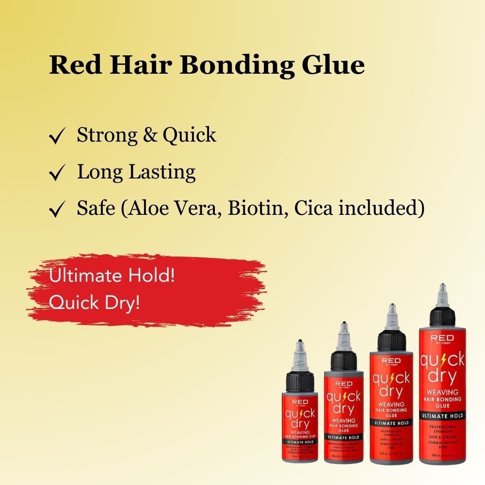 [3 PCS BUNDLE] ULTIMATE HOLD HAIR BONDING GLUE 2 OZ
