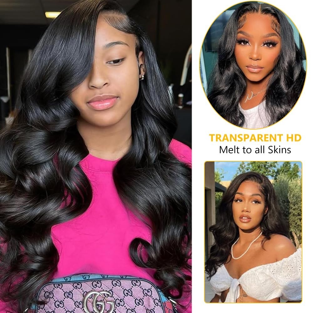 18A Brazilian Body Wave Lace Closure 20″ Natural Black Swiss Lace 150% Density