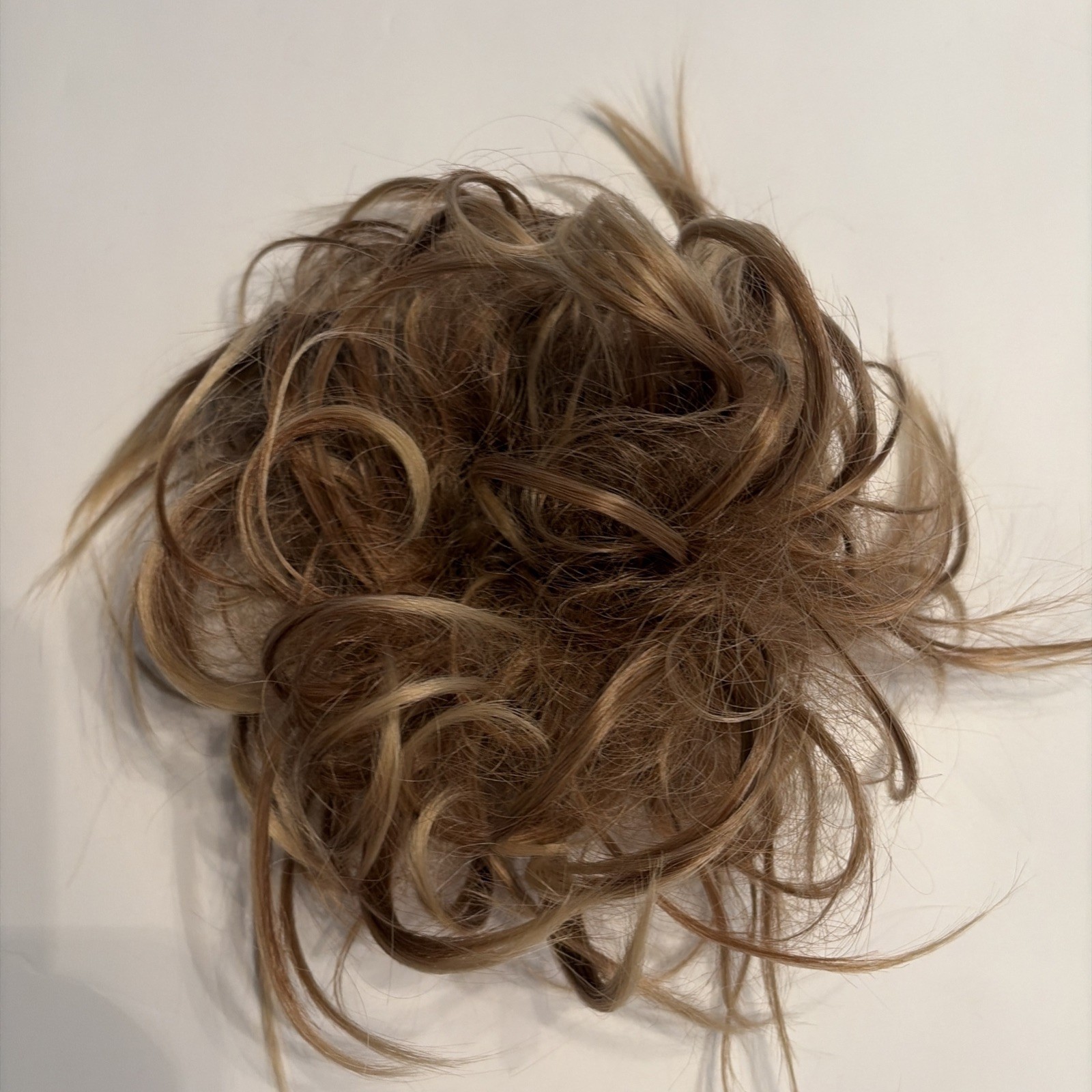 Natural Small Hair Scrunchie Wrap Hairpiece Curly Messy Bun Updo Hair Extensions