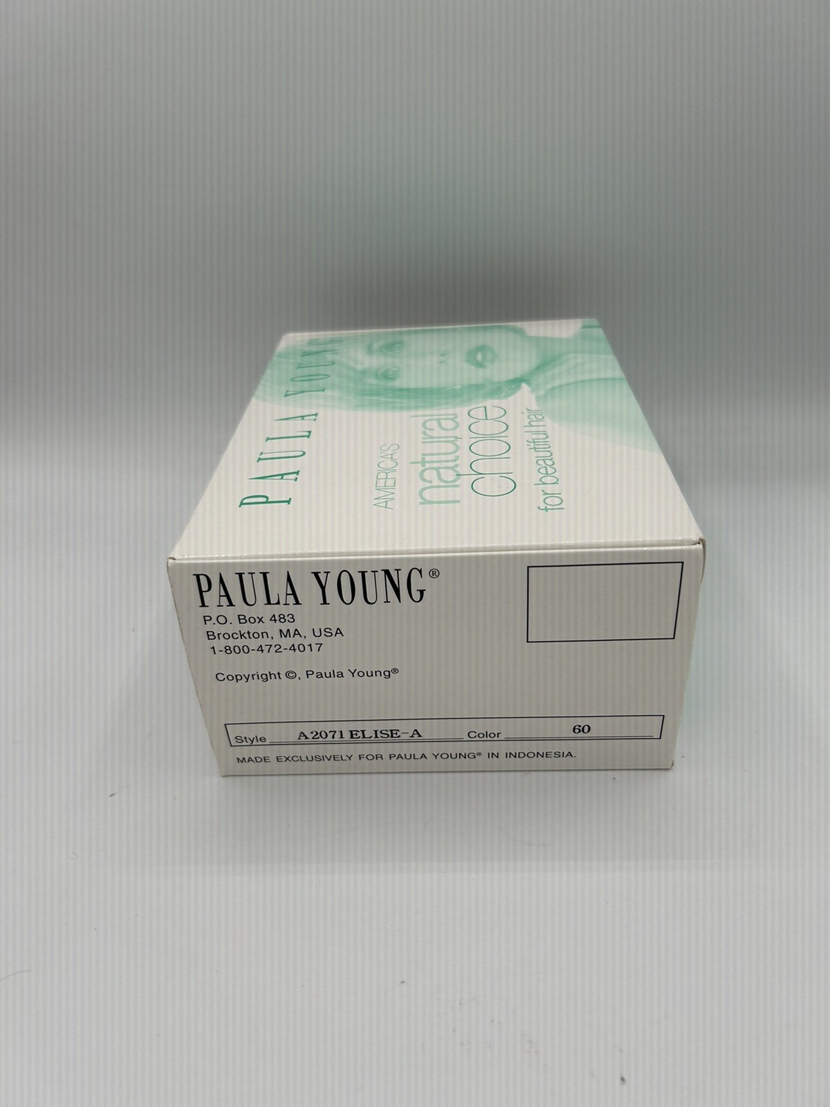 Paula Young Elise-A Wig Style A2071 Layered White Color 60 Size A NEW NWT