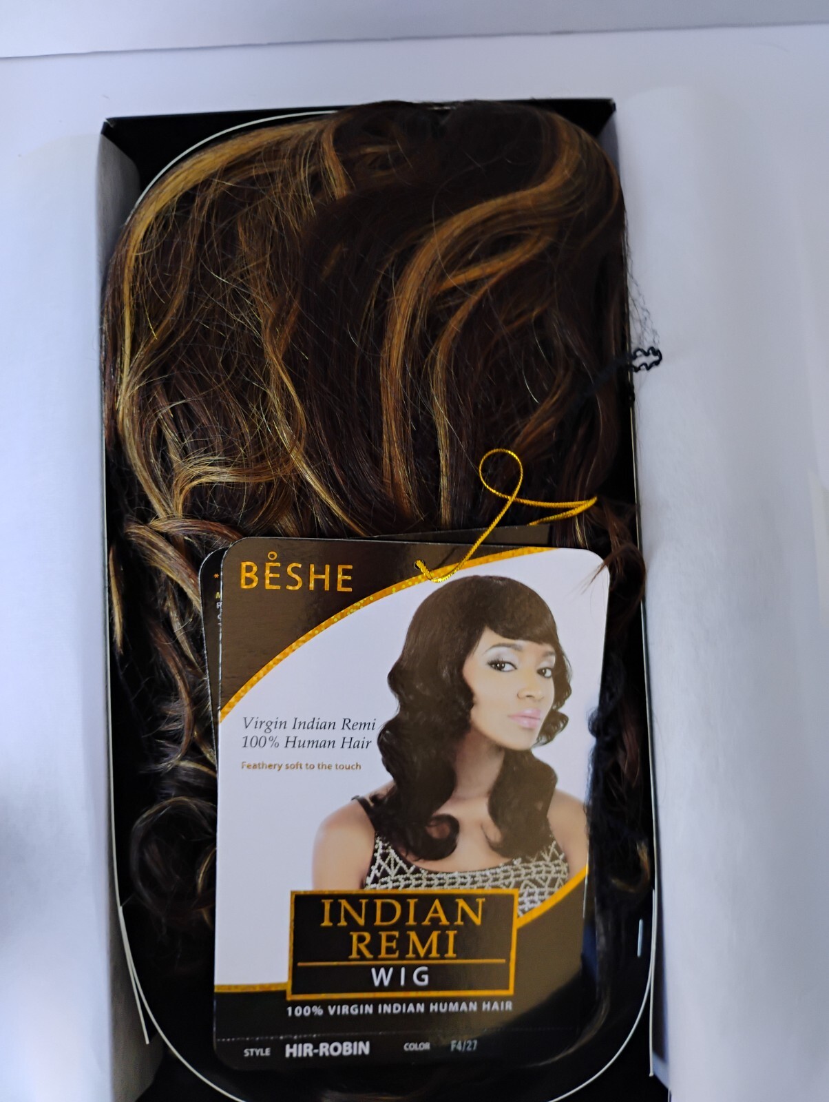 Beshe Virgin 100% Indian Human Remi Hair Wig. Style HIR-ROBIN
