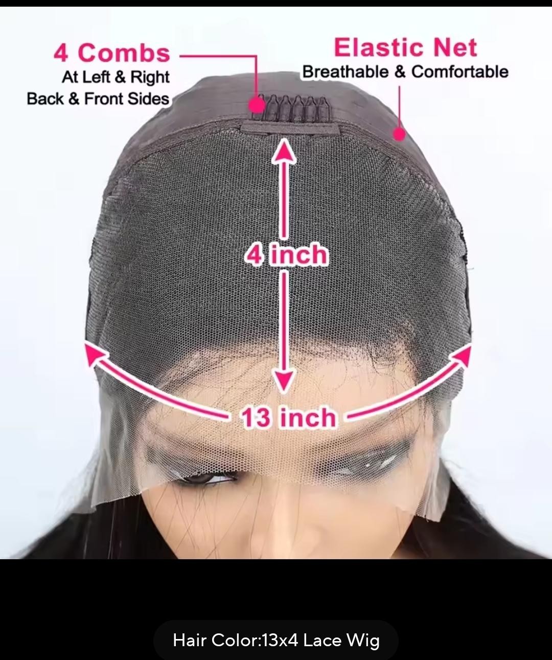 mishell 13×4 Lace Front Straight Bob Wig Multi Colors 10in for Women