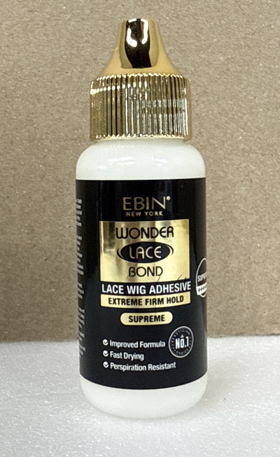 EBIN WONDER LACE BOND 1.15 OZ WATERPROOF WIG ADHESIVE. Wig Glue