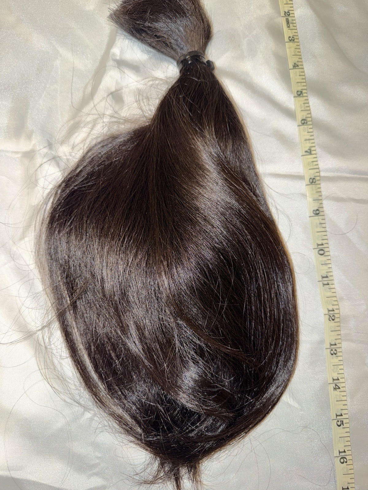 17Inch, 103g Beautiful Human Hair Cut Ponytail, Fresh From Salon Single Donor. 6