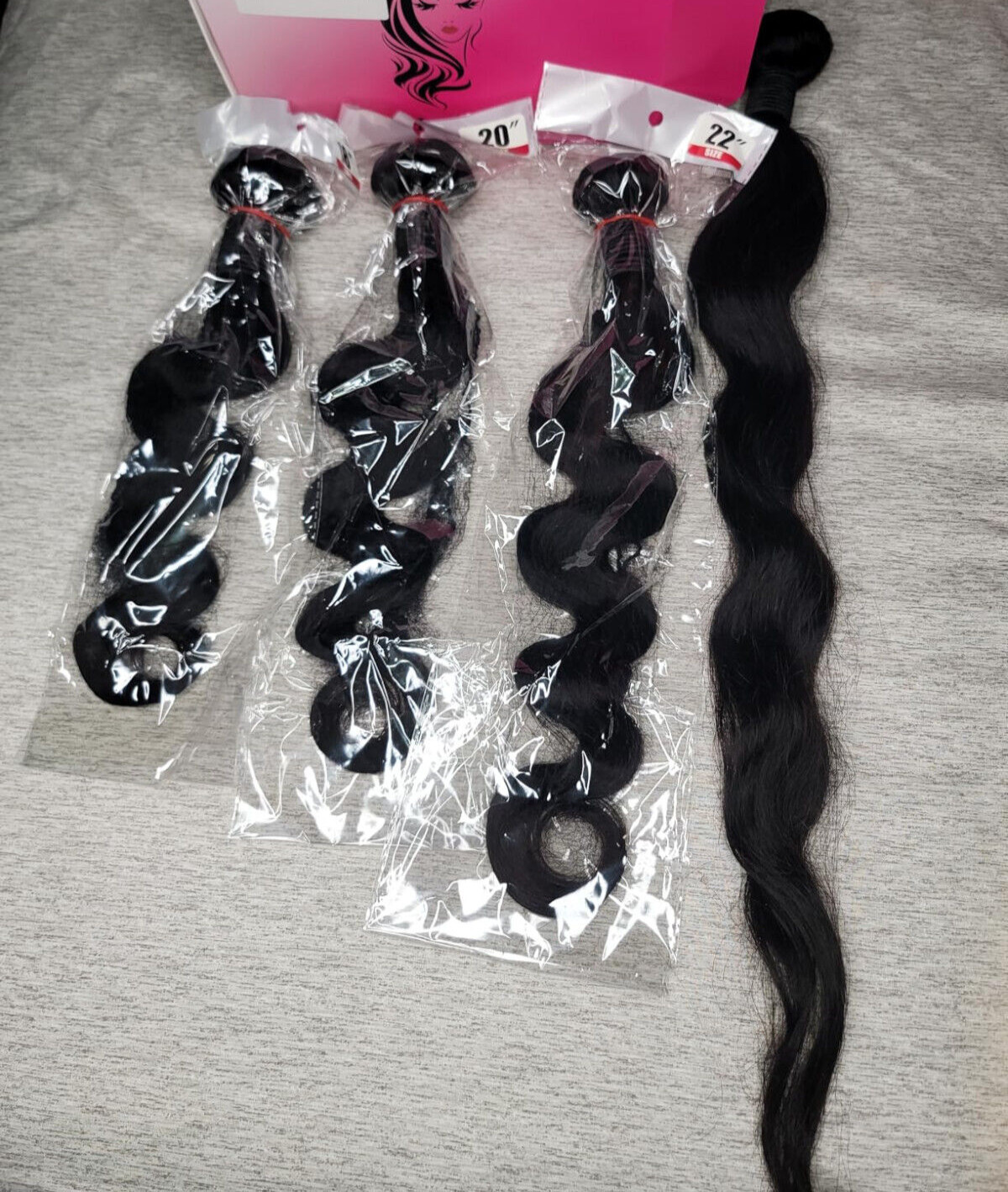 Brazilian Body Wave Human Hair 4 Bundles 18 20 22 24Inch 100% Unprocessed Brazil