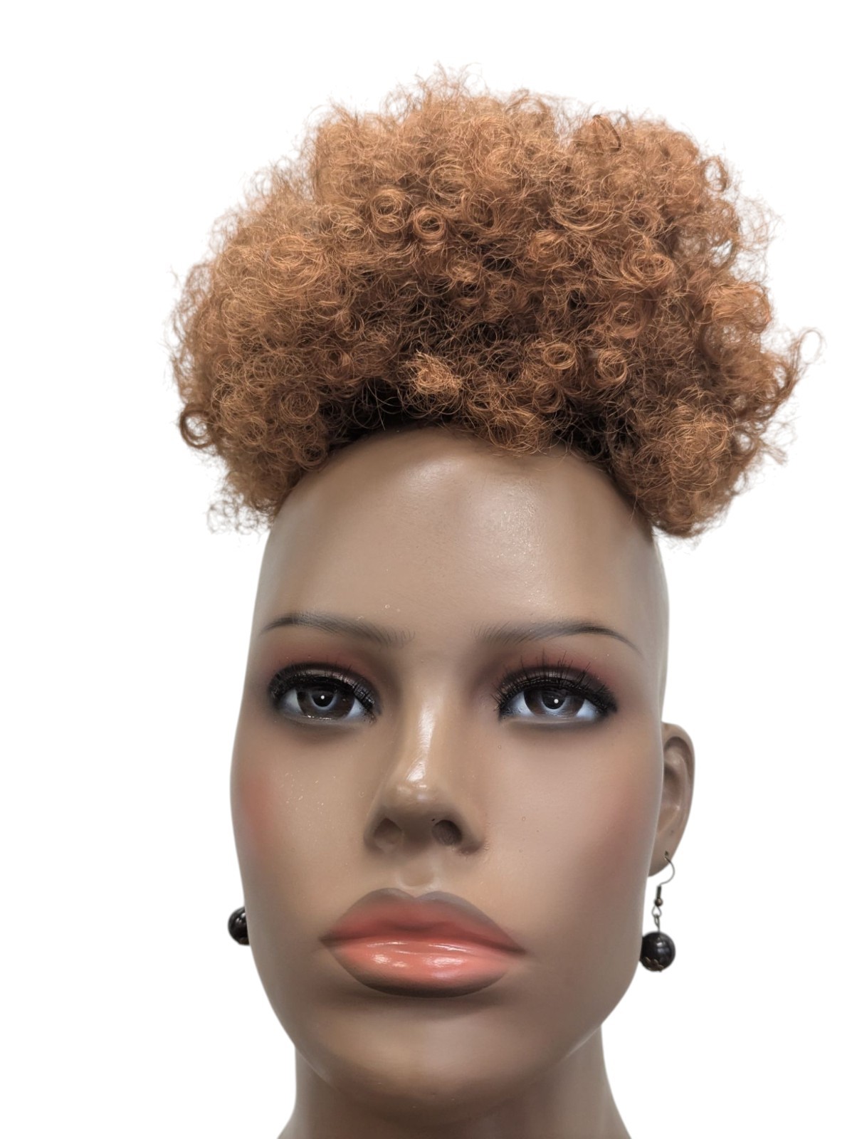 Synthetic 2 Pack Afro Puff Balls Color 1B/30 Off Black/Auburn Highlights
