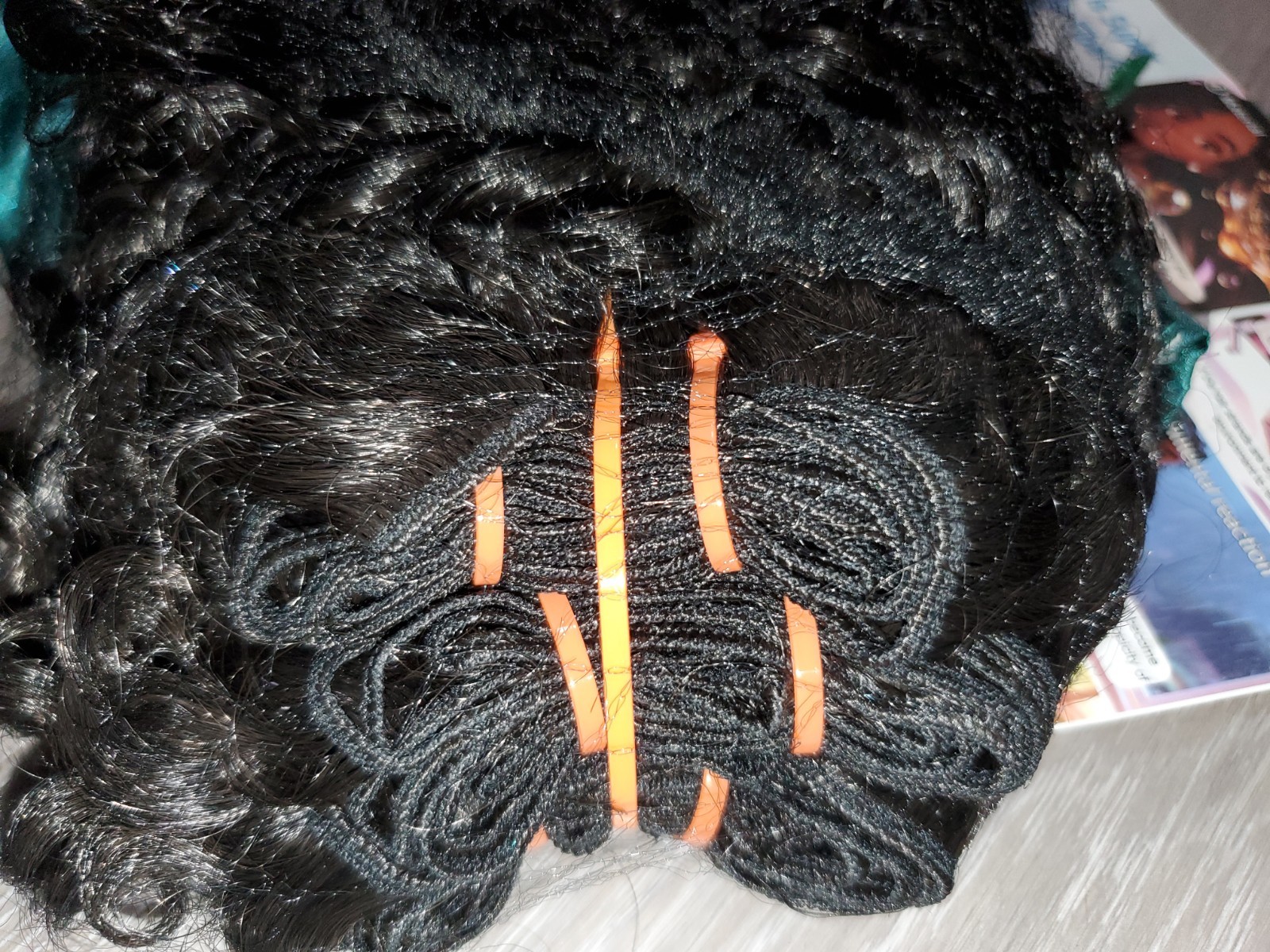 OLQZJZJ Burmese Curly Bundles 8 10 12 Inch Natural Black,100% Pure Protein Fiber