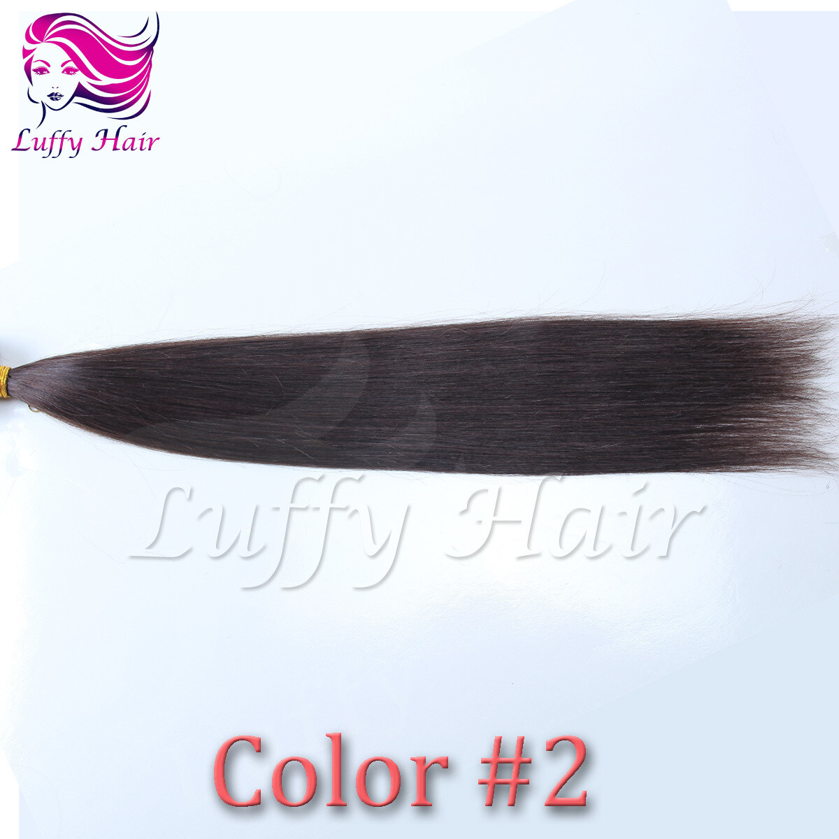 Keratin Fusion Flat Tip Human Hair Extension Deep Curly Pre Bonded Hair 100pcs