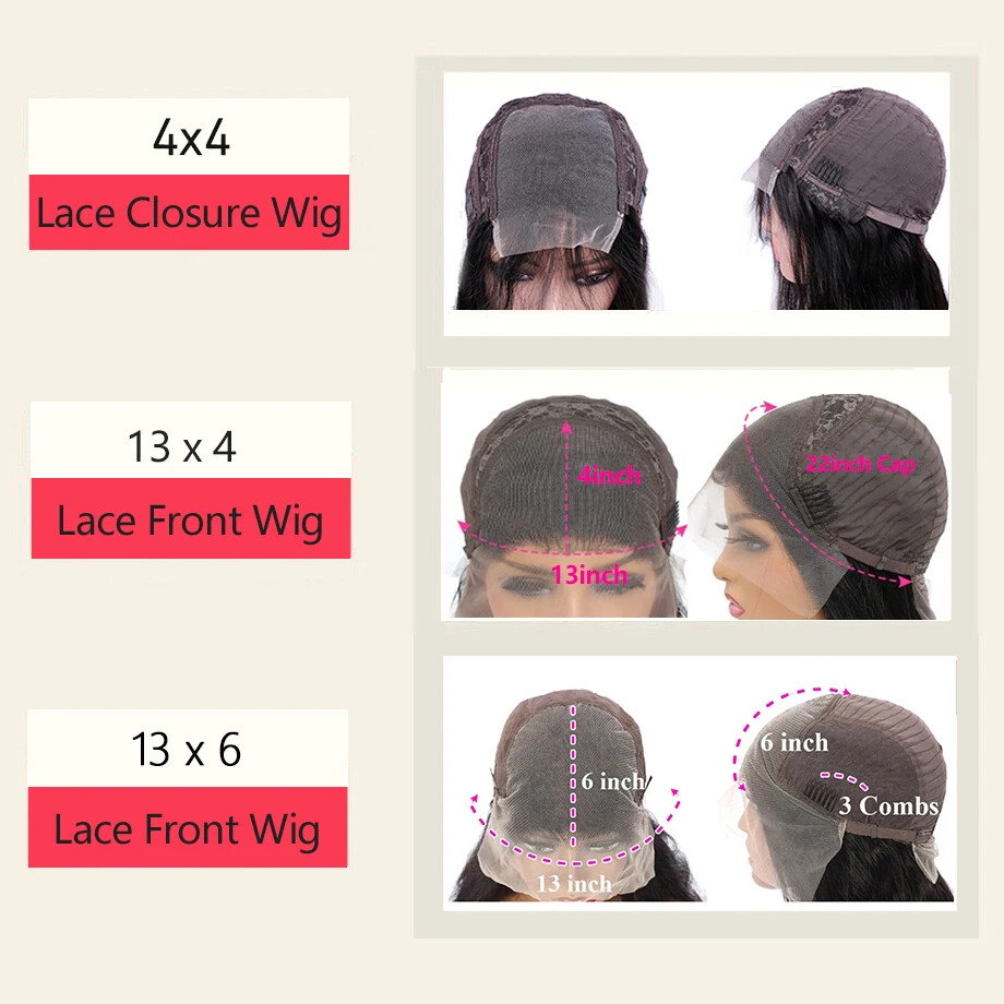 Body Wave Lace Front Wig Human Hair Wigs Wavy Hair Women 13×4 Lace Frontal Wig