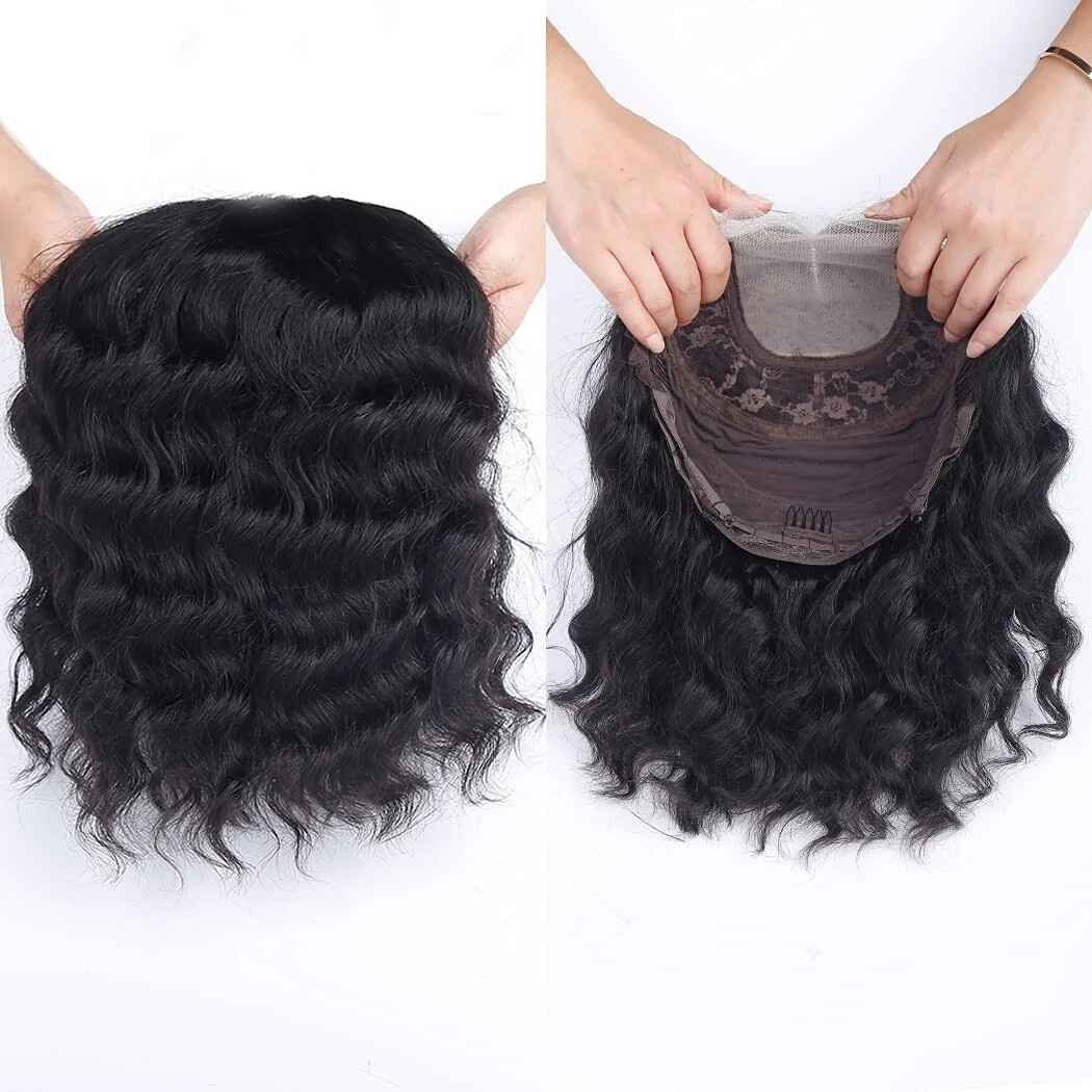 Short Bob Wig Lace Closure Curly Wave Deep Wave Lace Front Human Hair Wigs