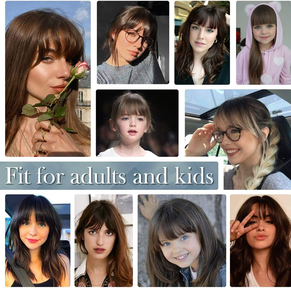 Topper Hairpiece with Bangs Toupee Extension For Thinning Hair For Woman Blonde