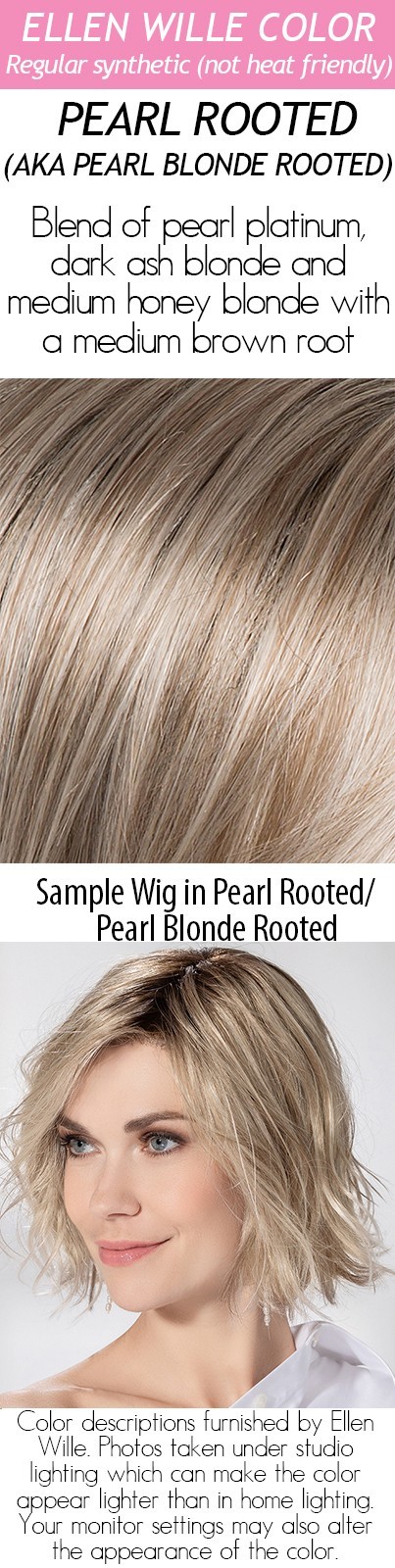 ESPRIT SOFT Wig ELLEN WILLE, ANY COLOR! Hand-Tied, Mono Top + Lace Front, NEW