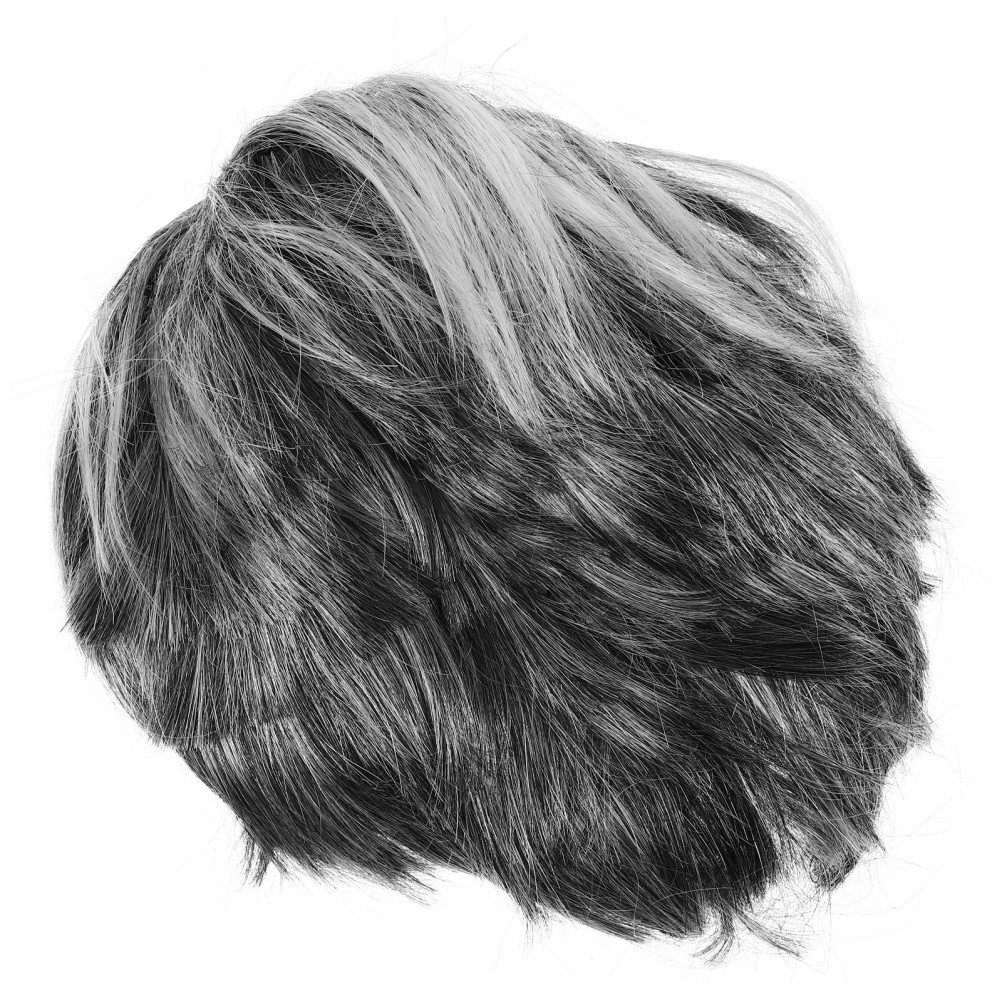Wigs for Costume Parties Dress-Up Old Man Person Colorful Party Hairpieces