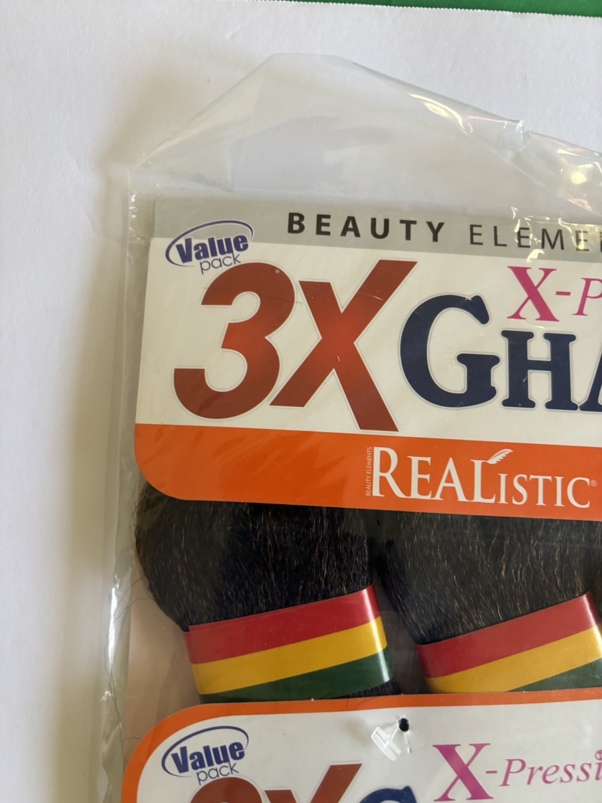 Realistic 50” 3X GHANA PRE STRETCHED Kanekalon 100% Color T1B30