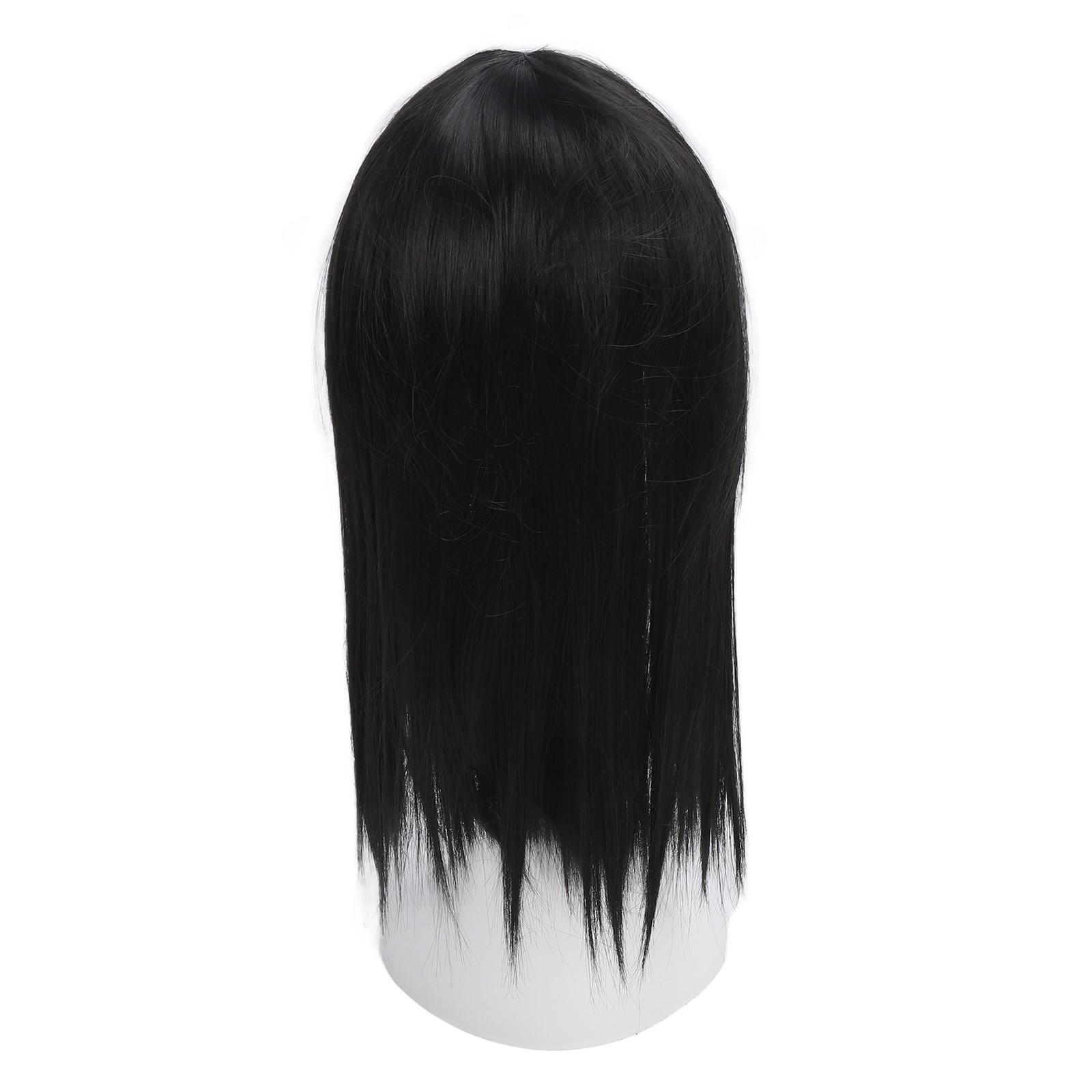 Children Wig Black Straight Hair Replacement For 3-8 Years Old Girls