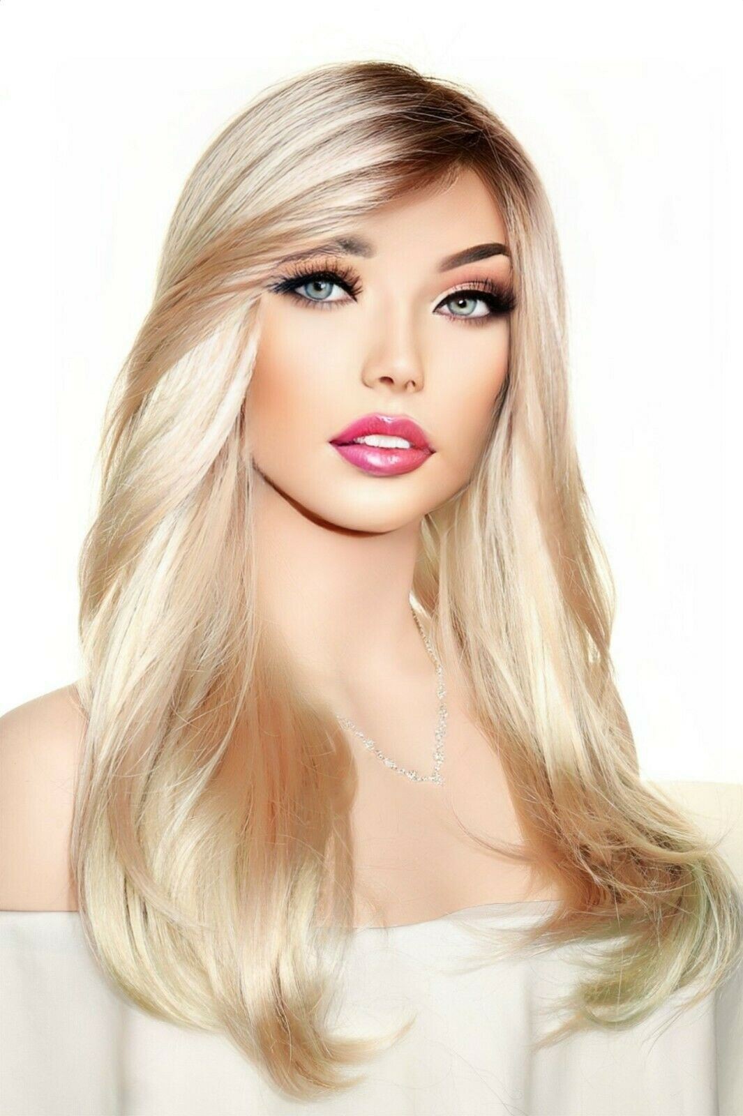 Lennox | Rene of Paris Wigs | Lace Front | Lace part | Long | Pastel Rainbow R