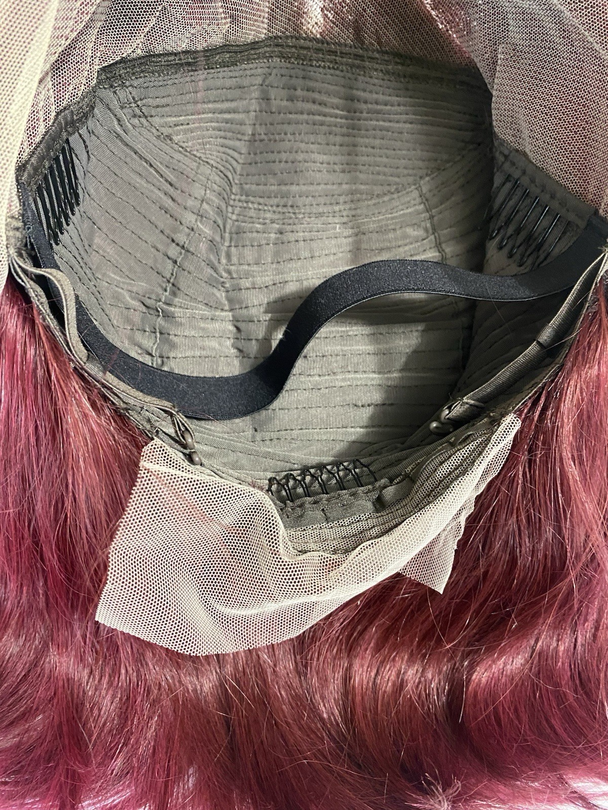 12 Inch Burgundy Red Wig 13×4 Lace Front Wig Human Hair Bob Glue-less Preplucked
