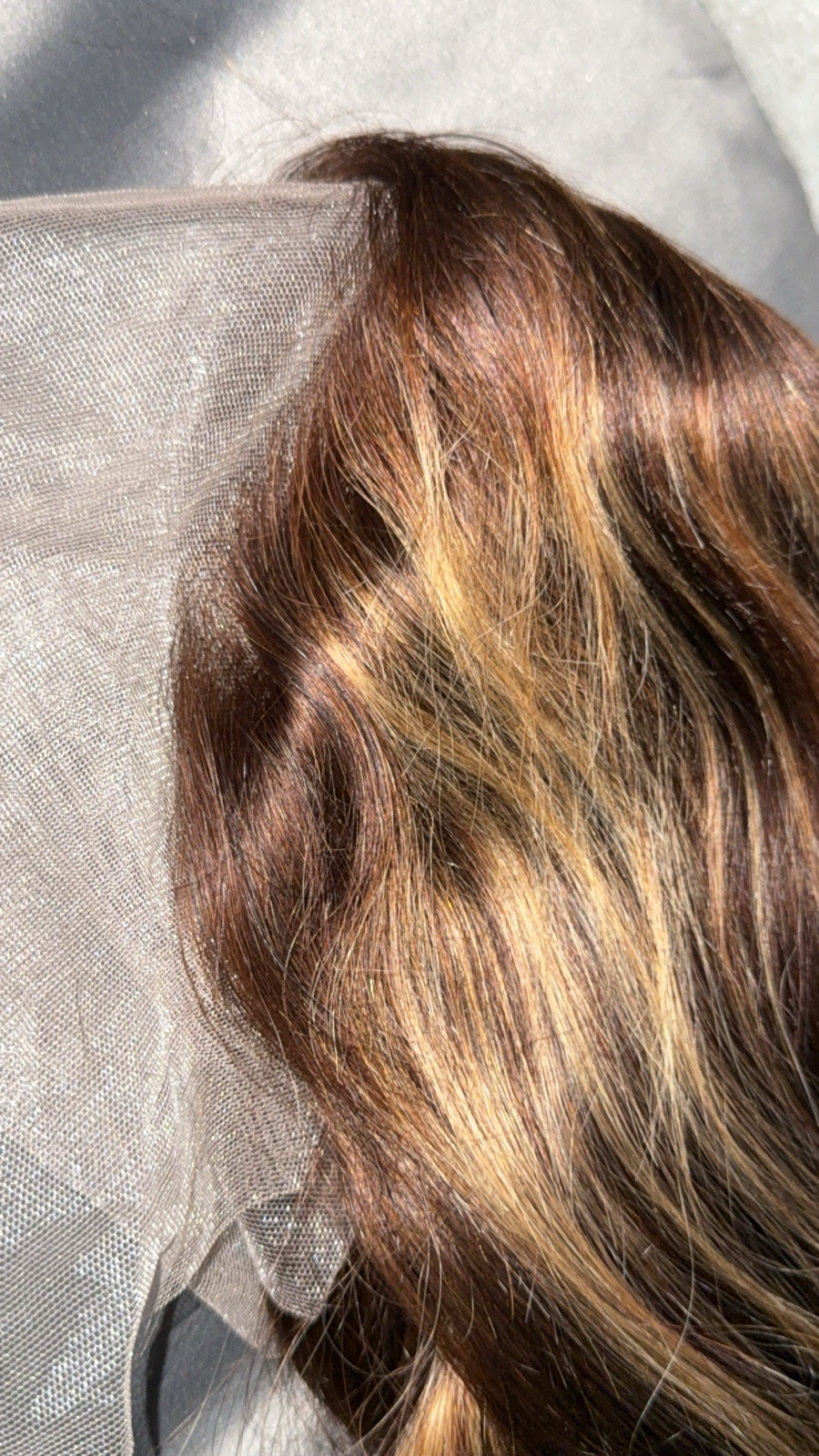 14inch Hair 13×6 Lace Front Human Hair Wig Deep Wave Brown/Blonde